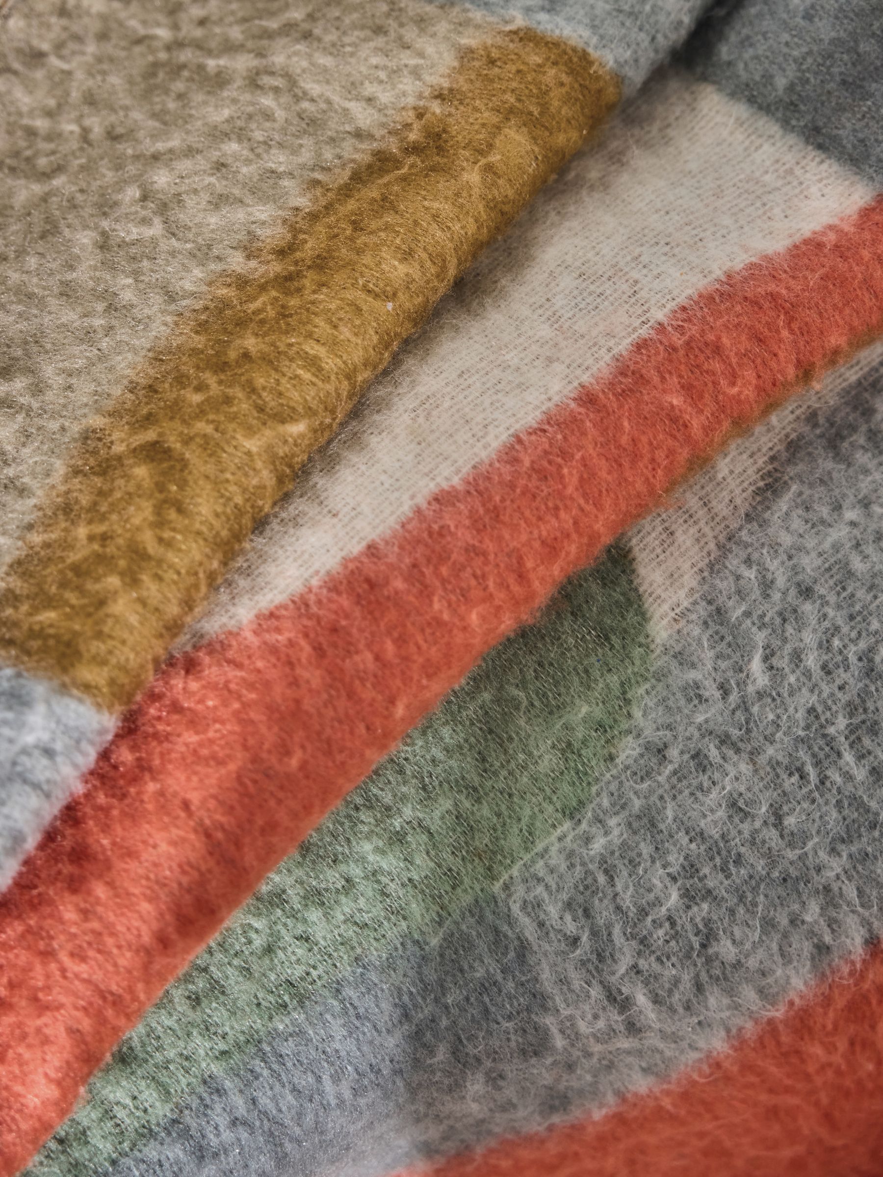 Kyla Brushed Throw in Multi - Image 4 of 6