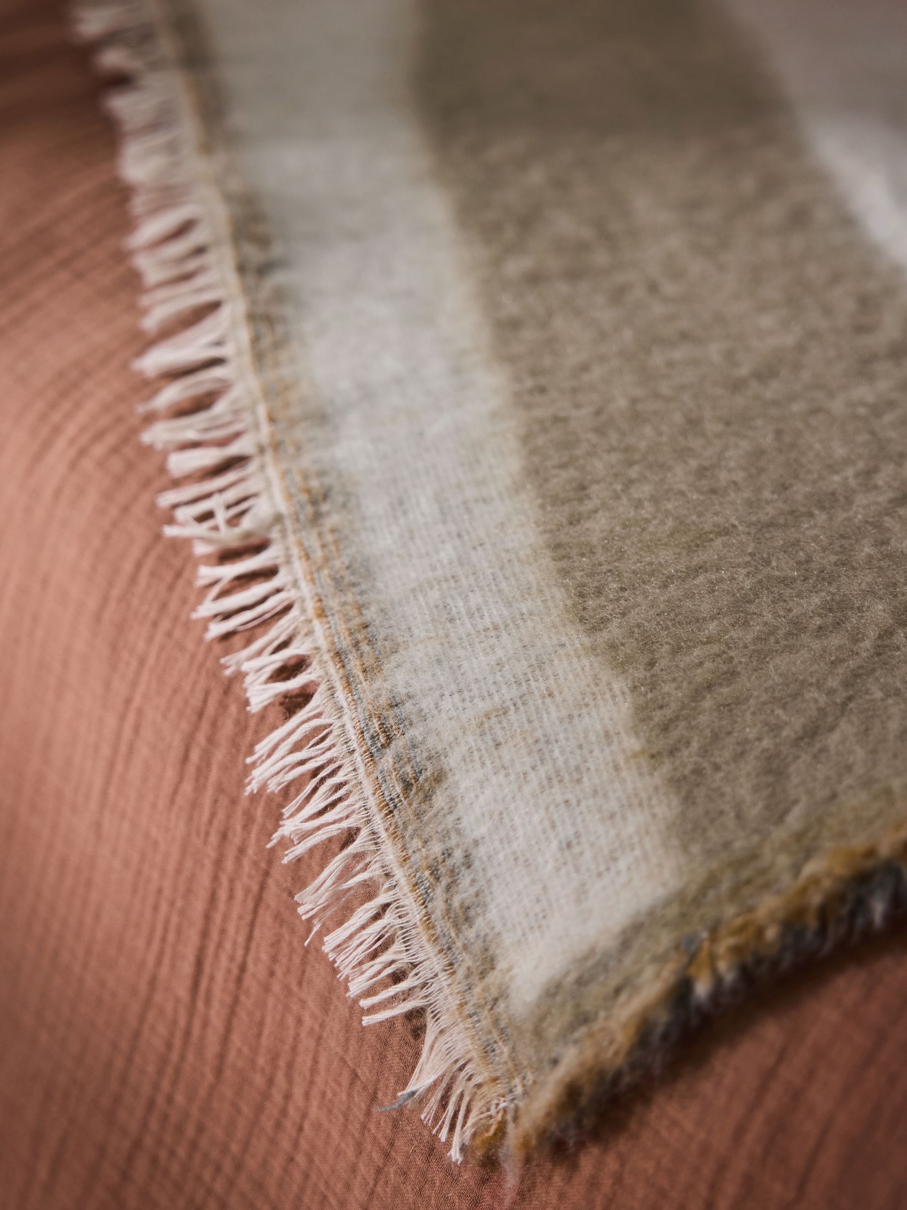 Kyla Brushed Throw in Multi - Image 6 of 6