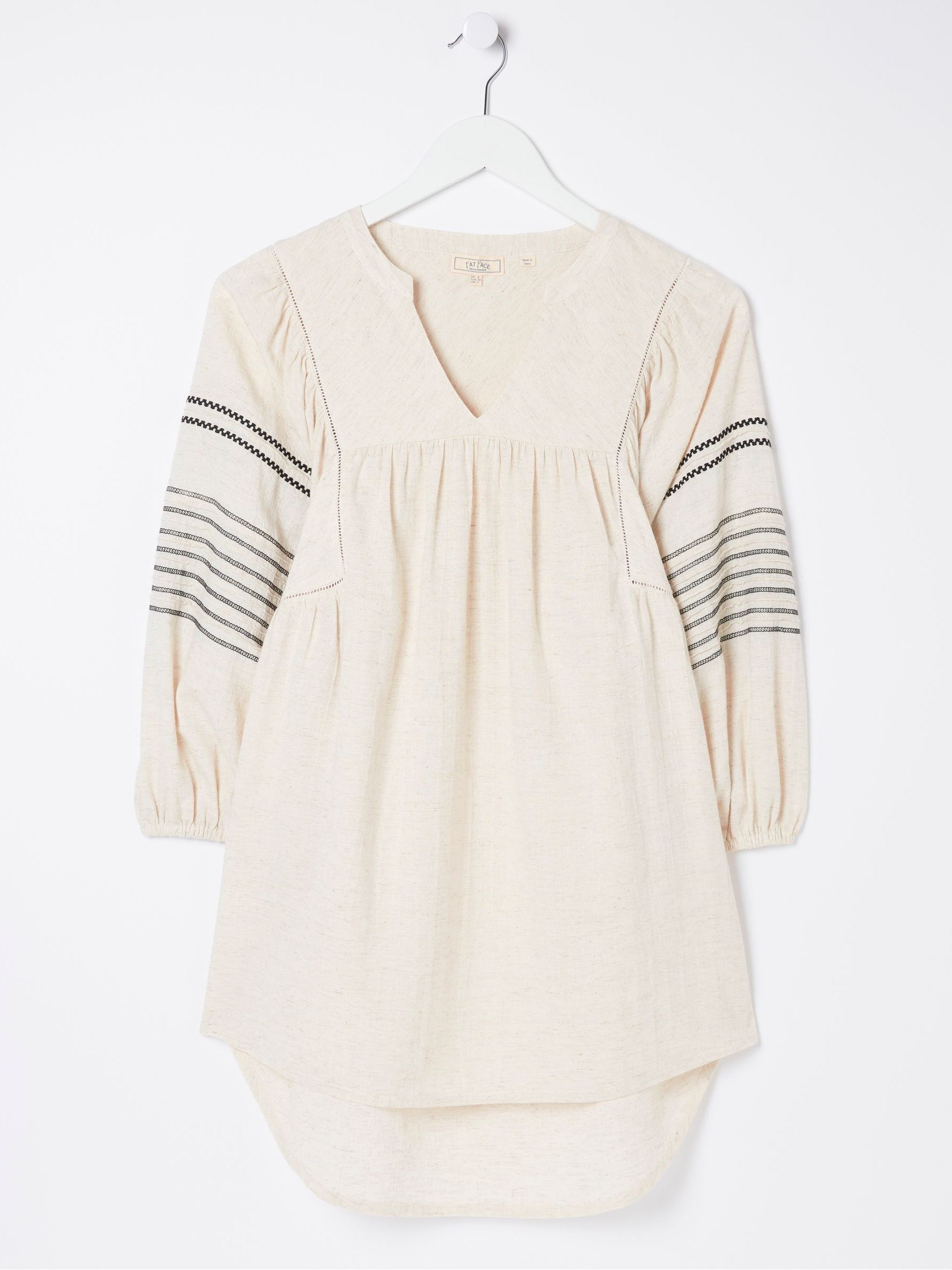 Natural Embroidered Tunic - Image 4 of 4