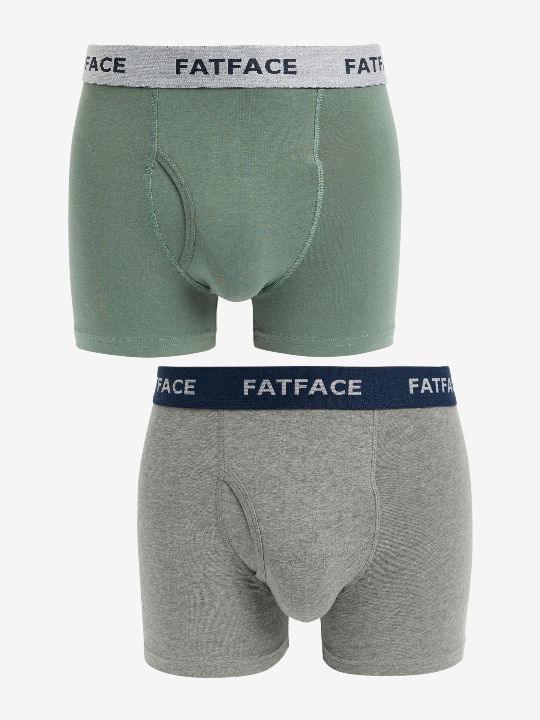 Multi Plain Boxers 2 Pack - Image 1 of 5