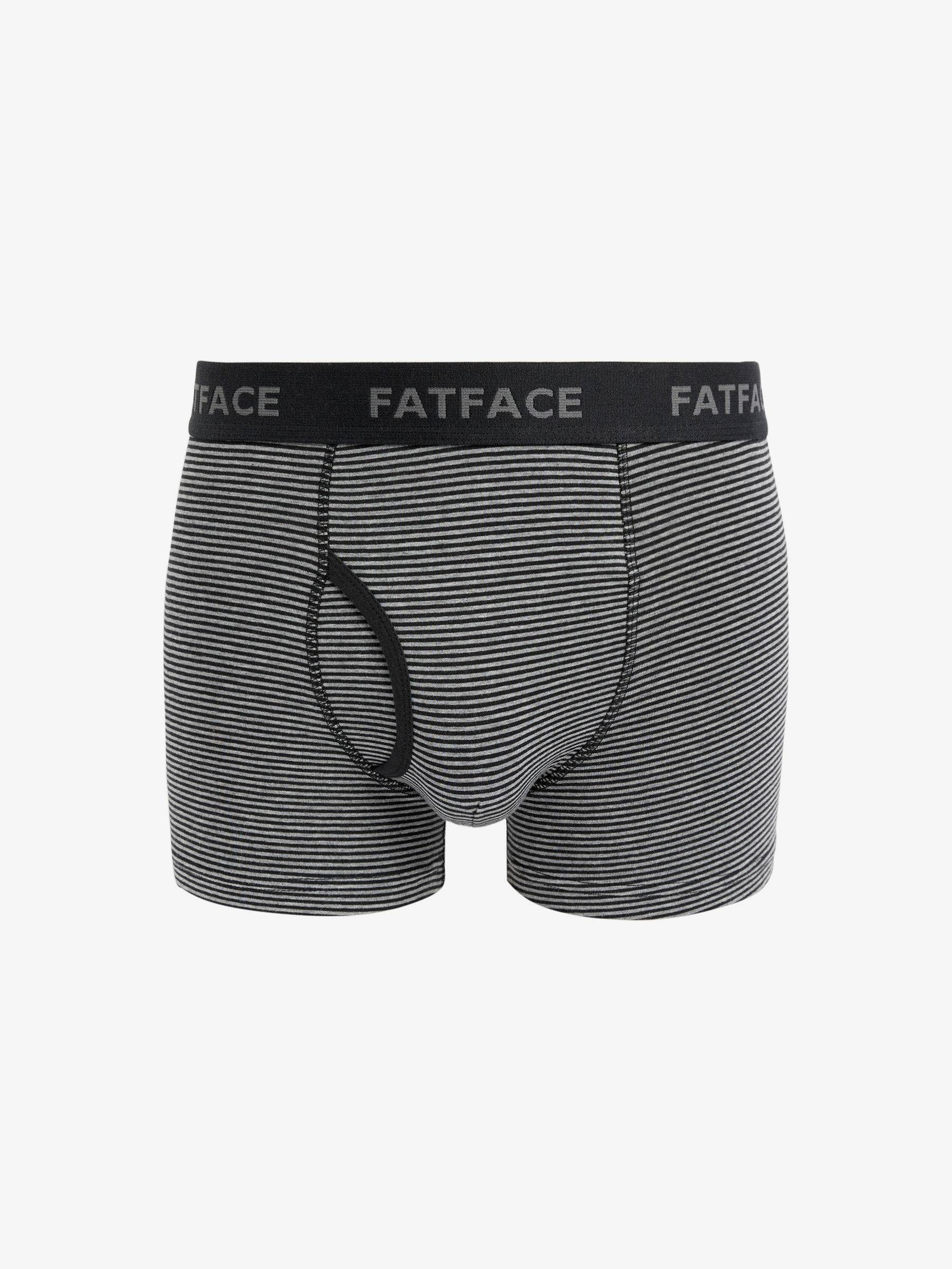 Grey Stripe Classic Cotton Boxer 3 Pack - Image 3 of 6