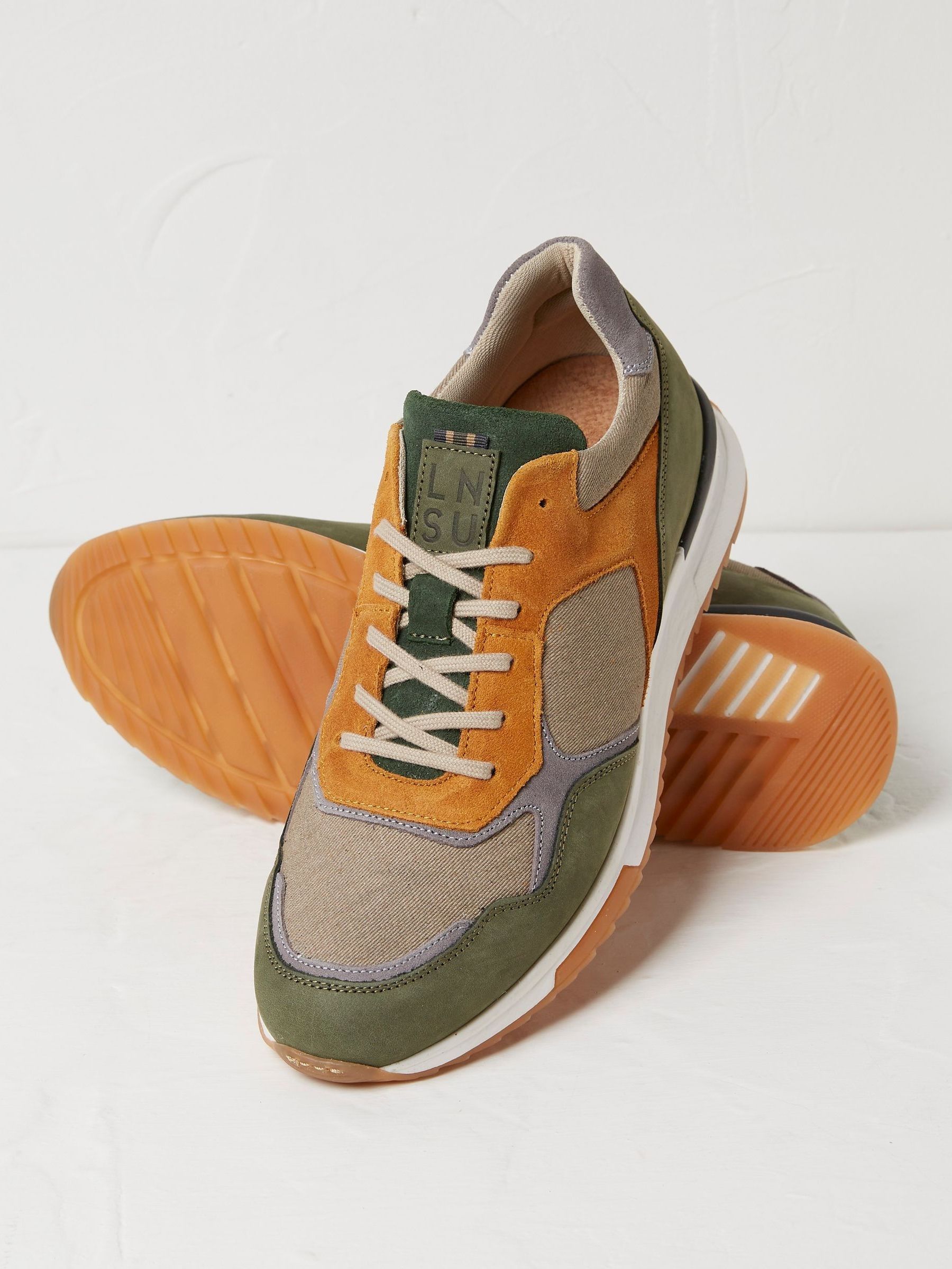 Oakes Green Leather Trainers - Image 2 of 3