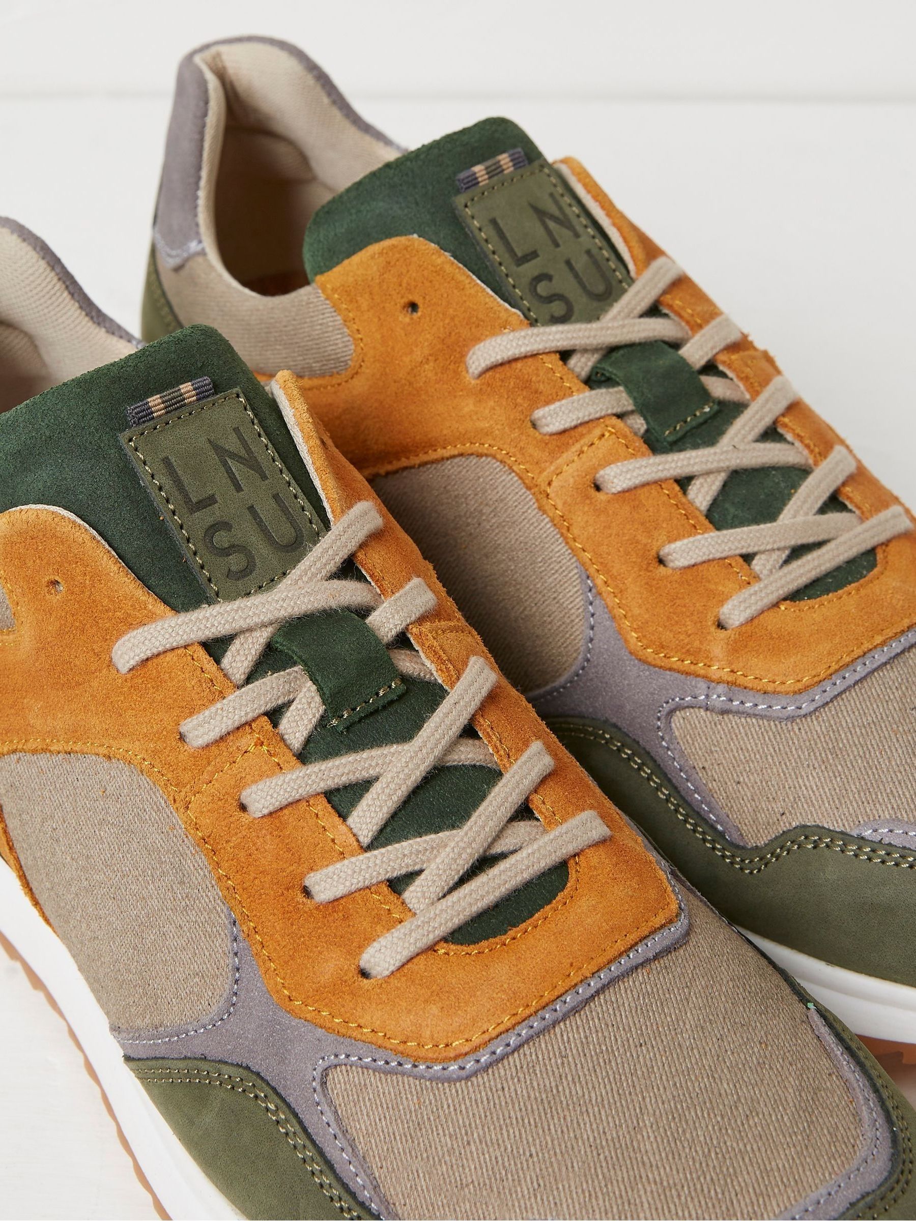 Oakes Green Leather Trainers - Image 3 of 3