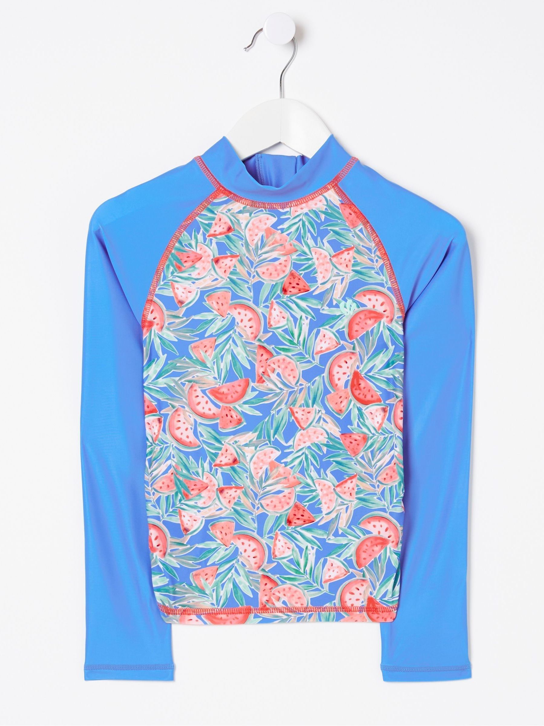 Blue Watermelon Rash Vest - Image 5 of 5