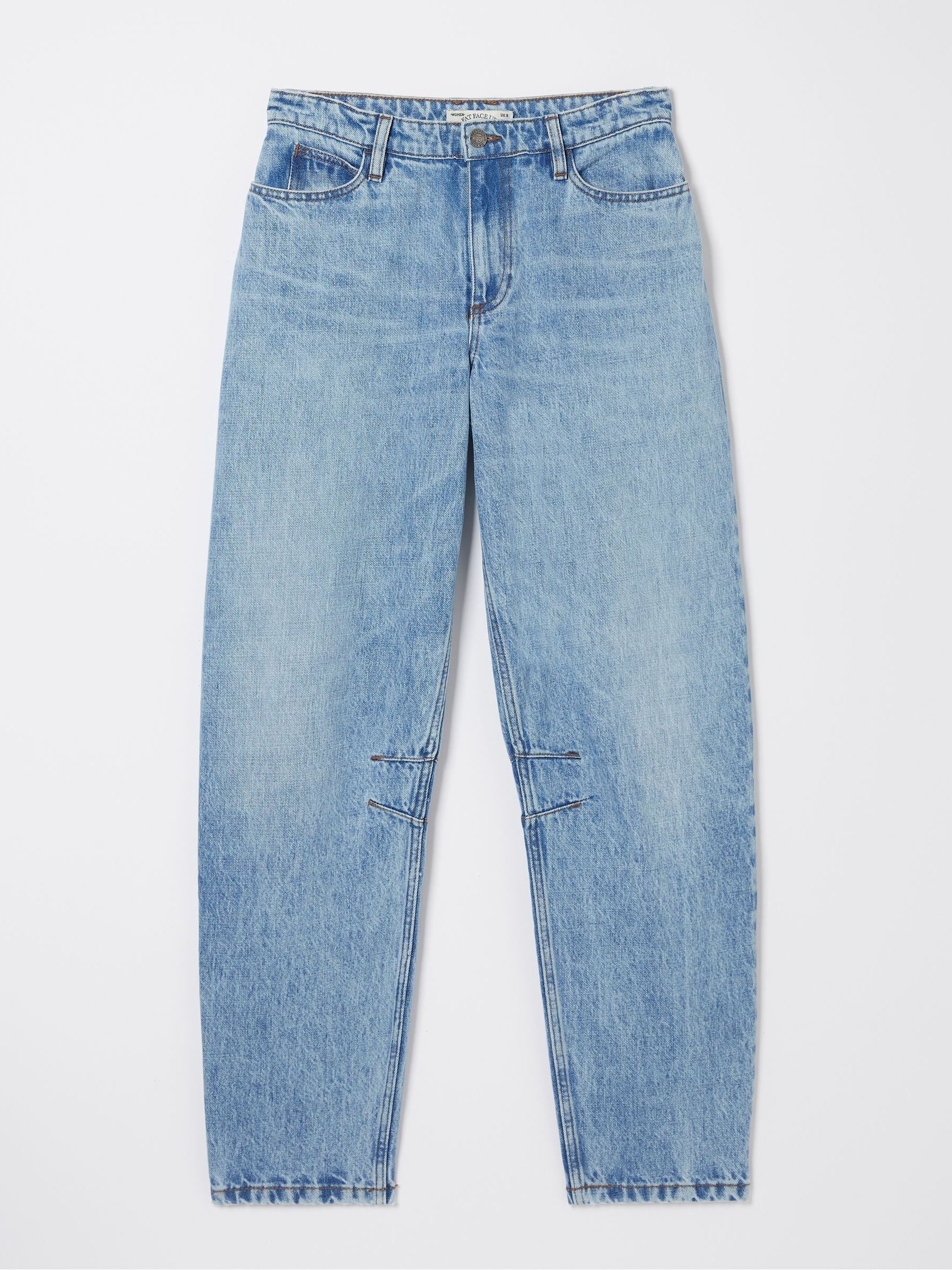 Cara Light Blue Barrel Leg Jeans - Image 6 of 6