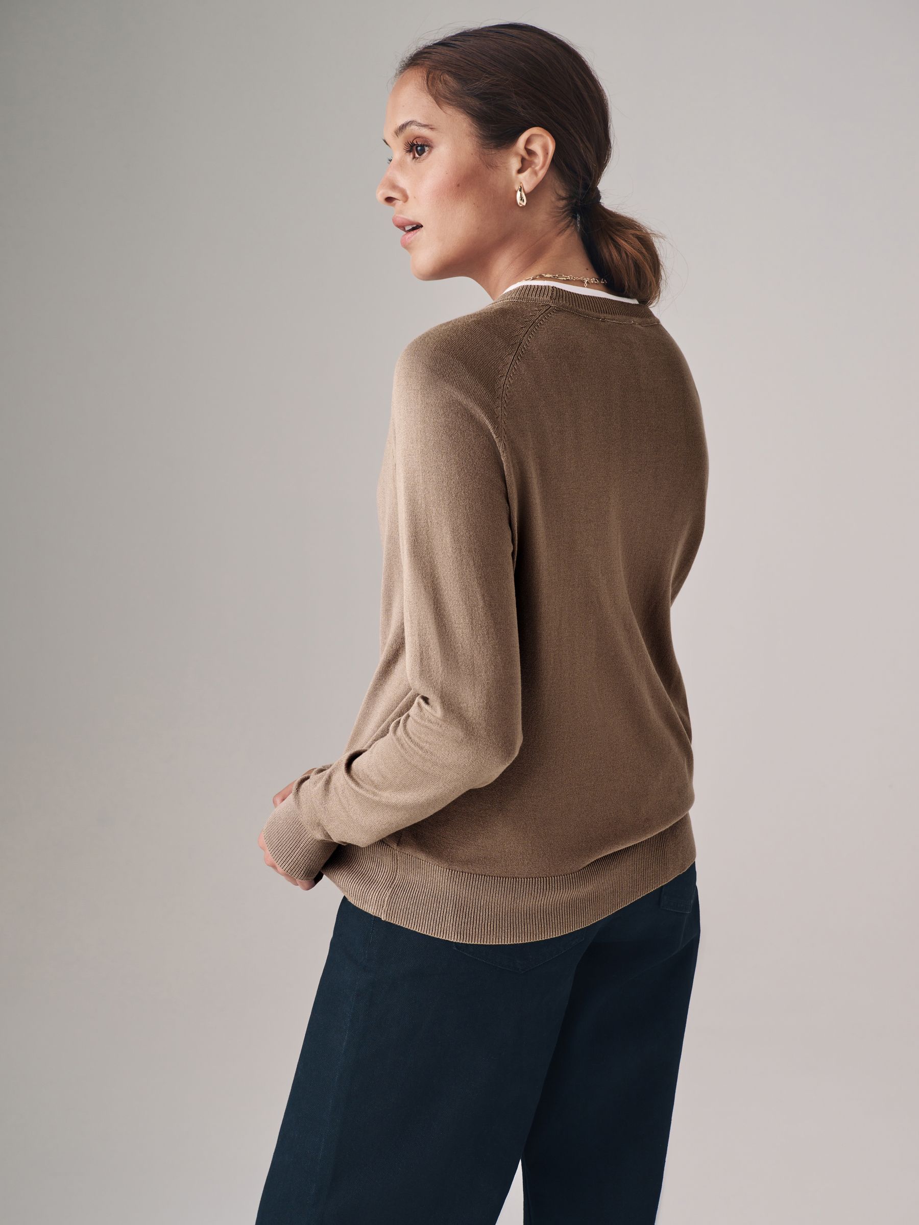 2 Pack Fine Knit Crew Neck Jumpers - Image 4 of 6