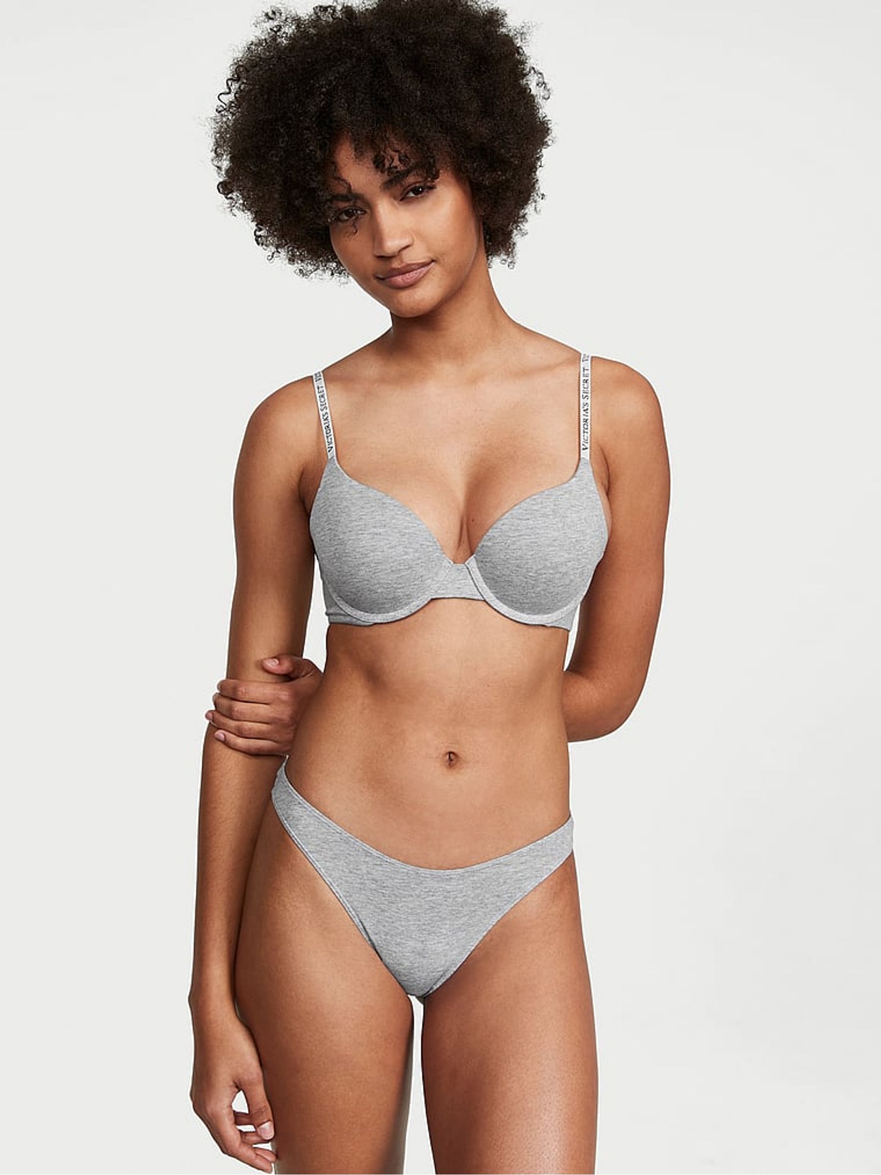 Grey Heather High Leg Knickers - Image 1 of 3