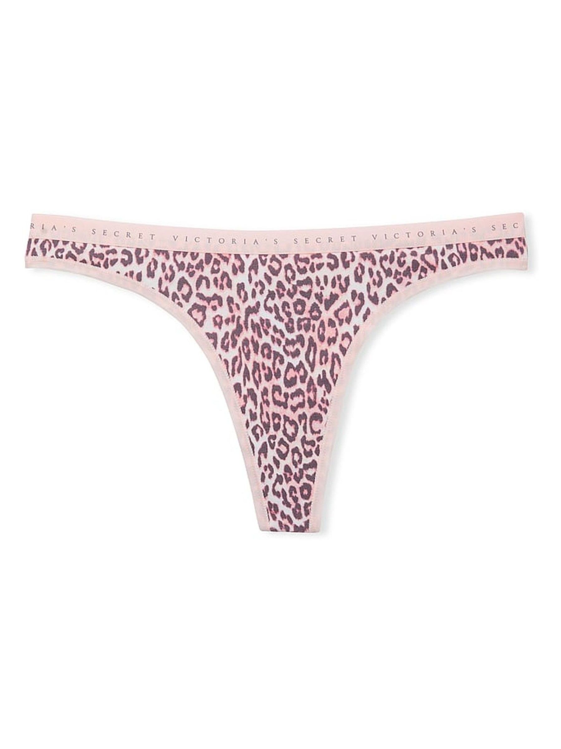 Leopard Pink Thong Knickers - Image 3 of 3