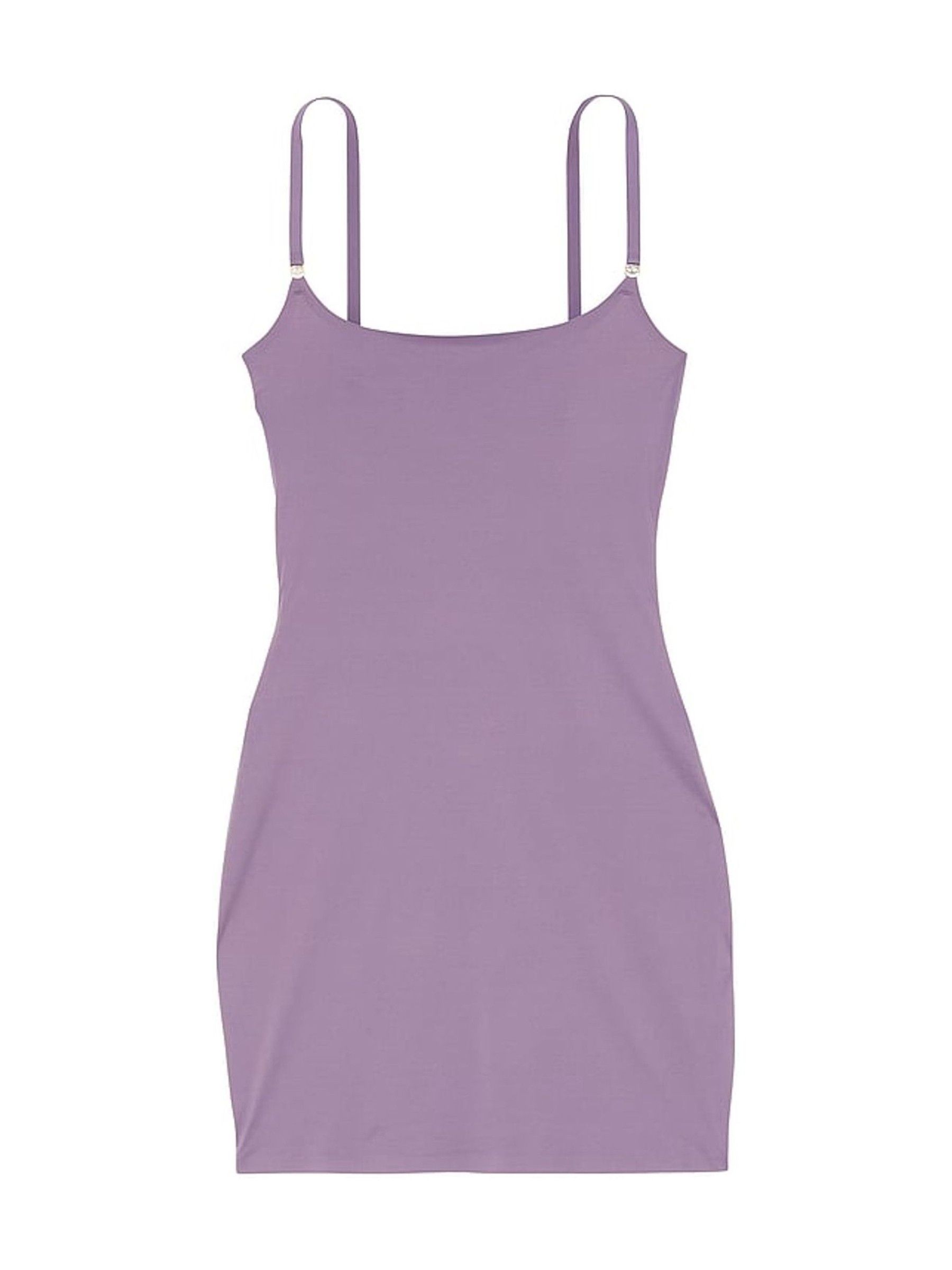 Frozen Plum Purple Mini FeatherSoft™ BODYWEAR Slip Dress - Image 3 of 3
