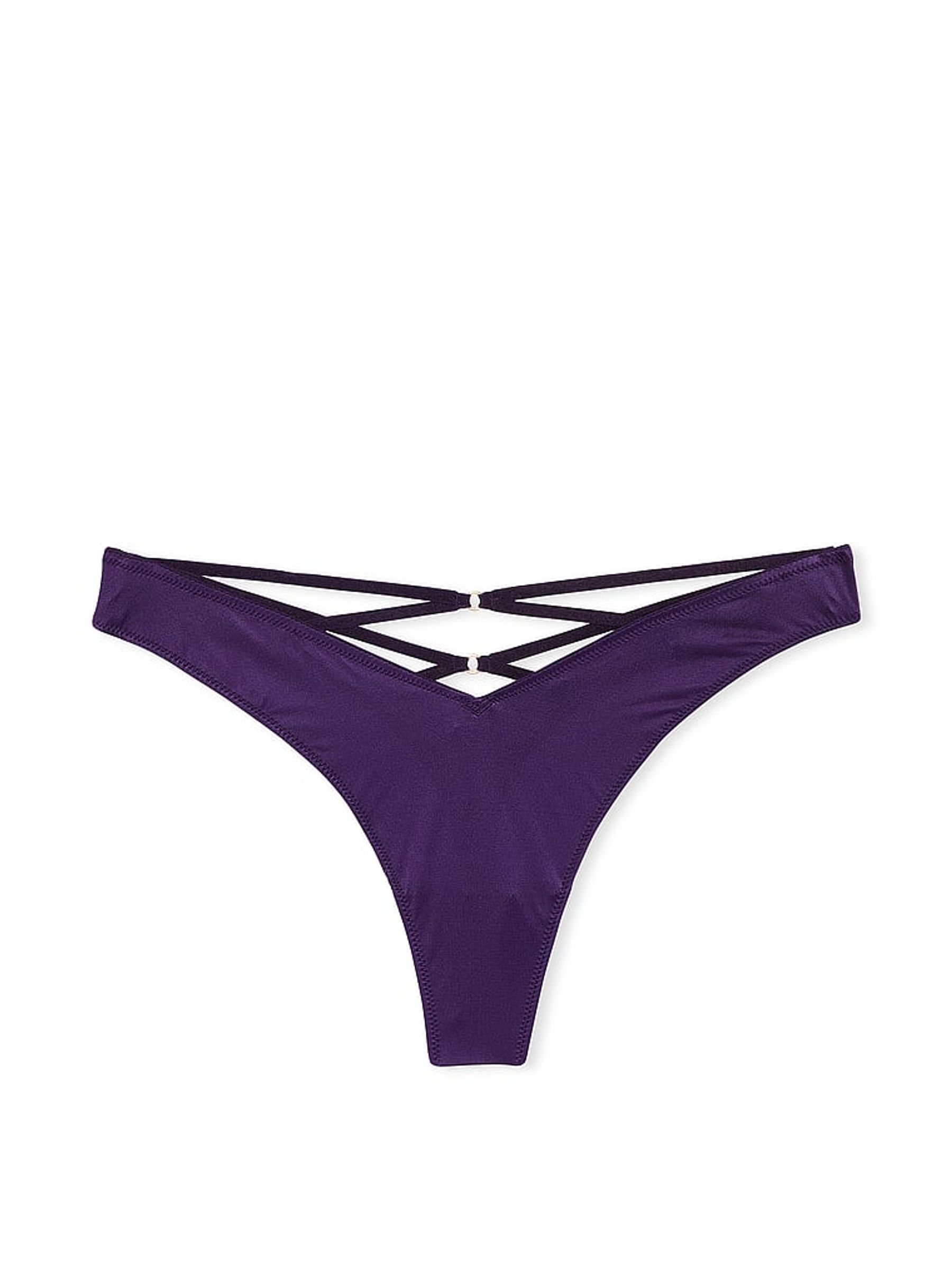 Stained Glass Purple Thong Knickers - Image 3 of 3