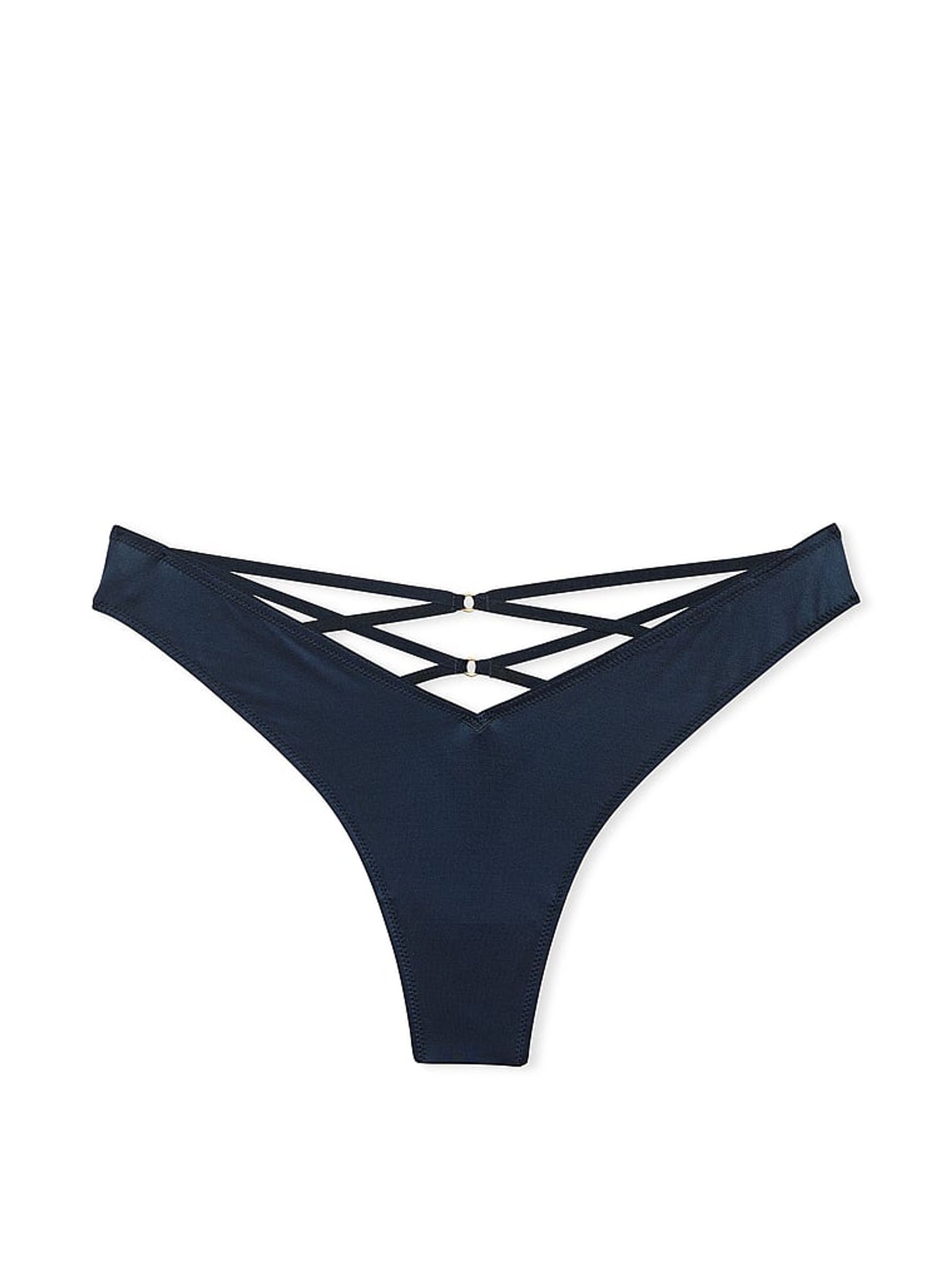 Dark Twilight Blue Thong Knickers - Image 3 of 3