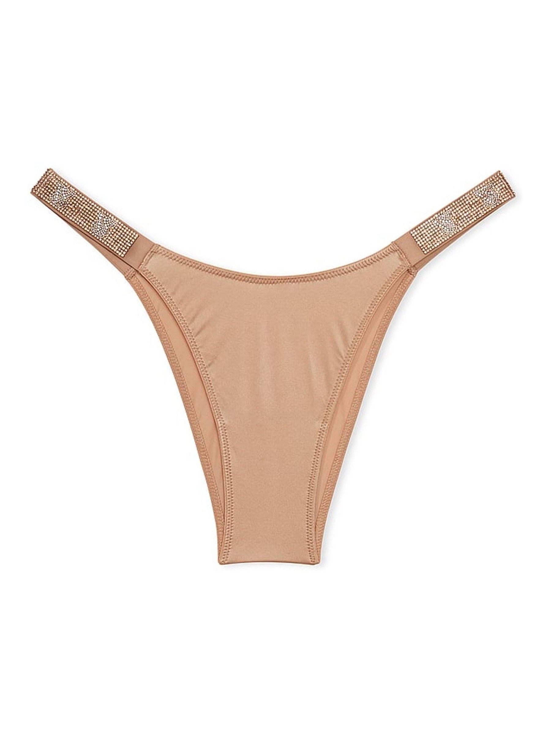 Praline Nude Smooth Brazilian Shine Strap Knickers - Image 3 of 3
