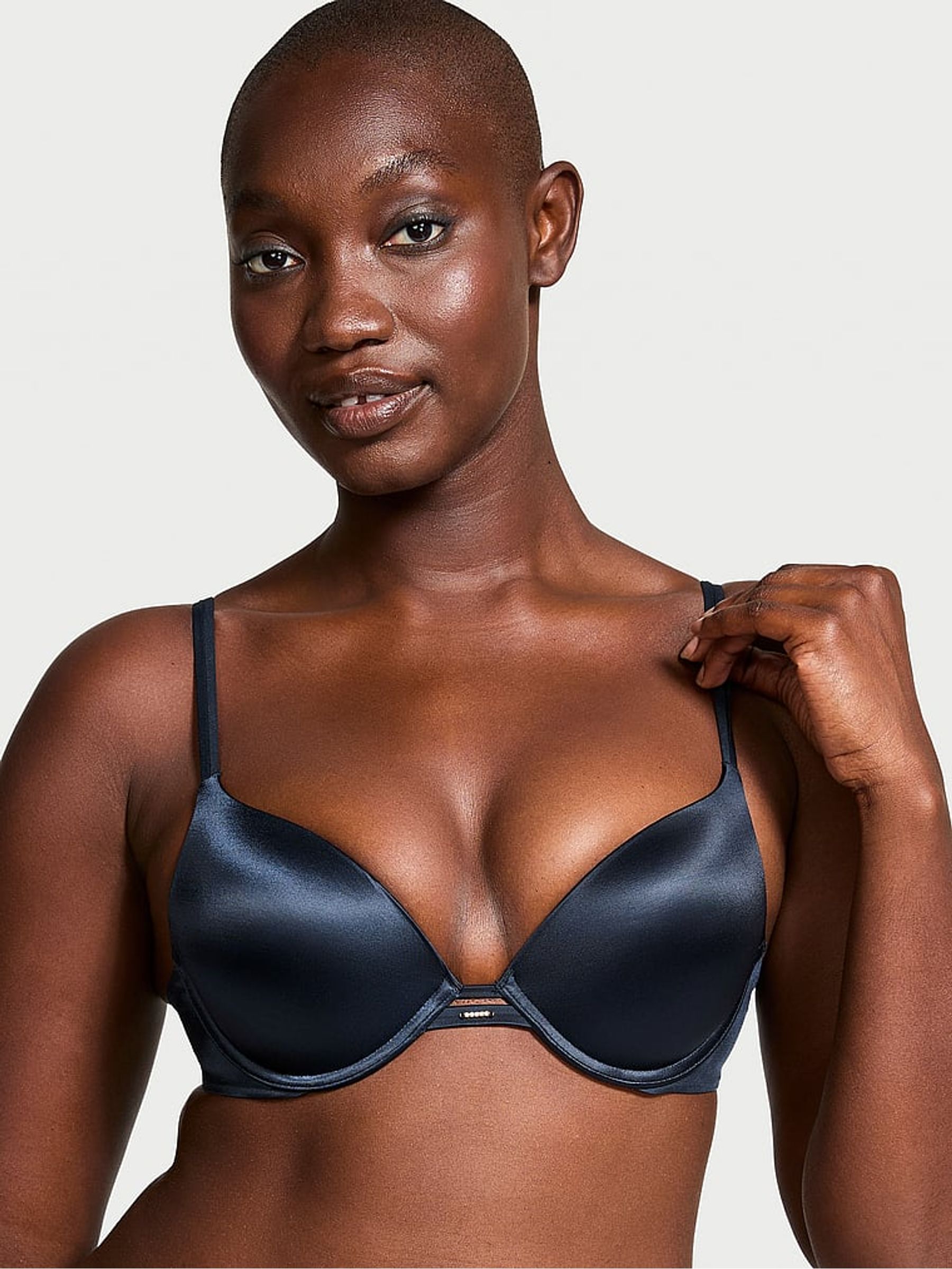 Dark Twilight Blue Push Up Bra - Image 1 of 3
