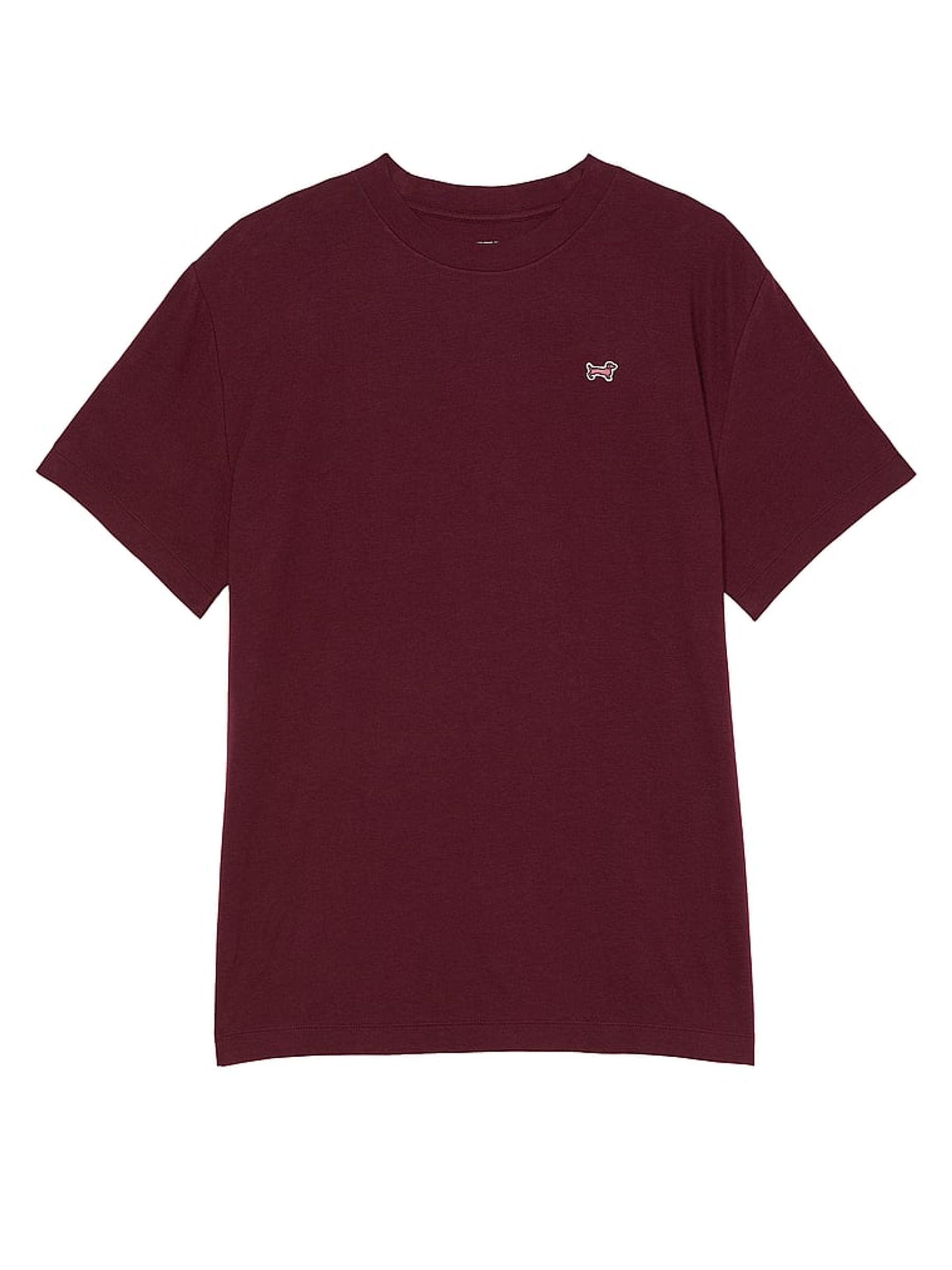 Red Kir Cotton Oversized Pyjama T-Shirt - Image 4 of 4