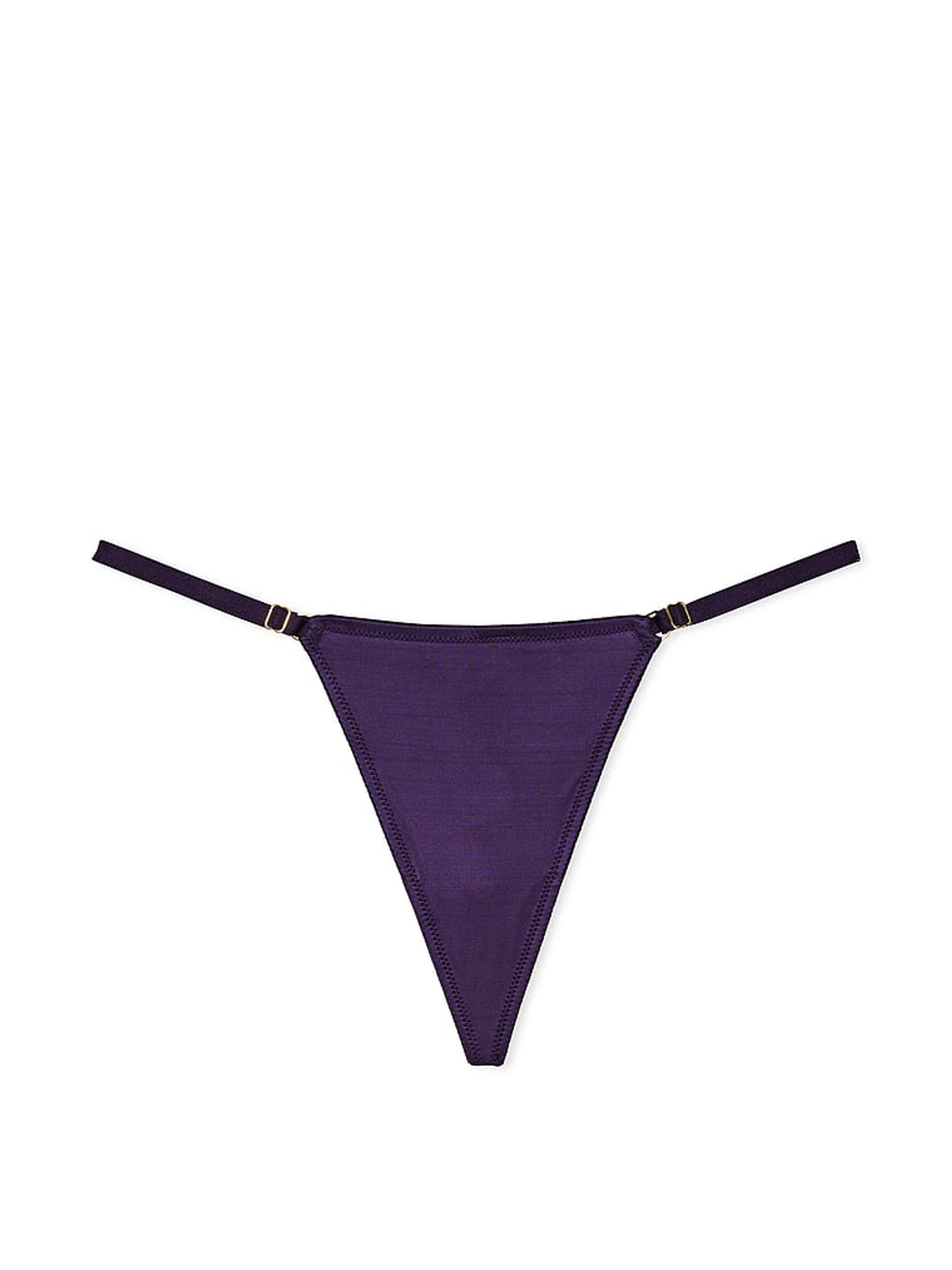 Stained Glass Purple Adjustable G-String Knickers - Image 2 of 3