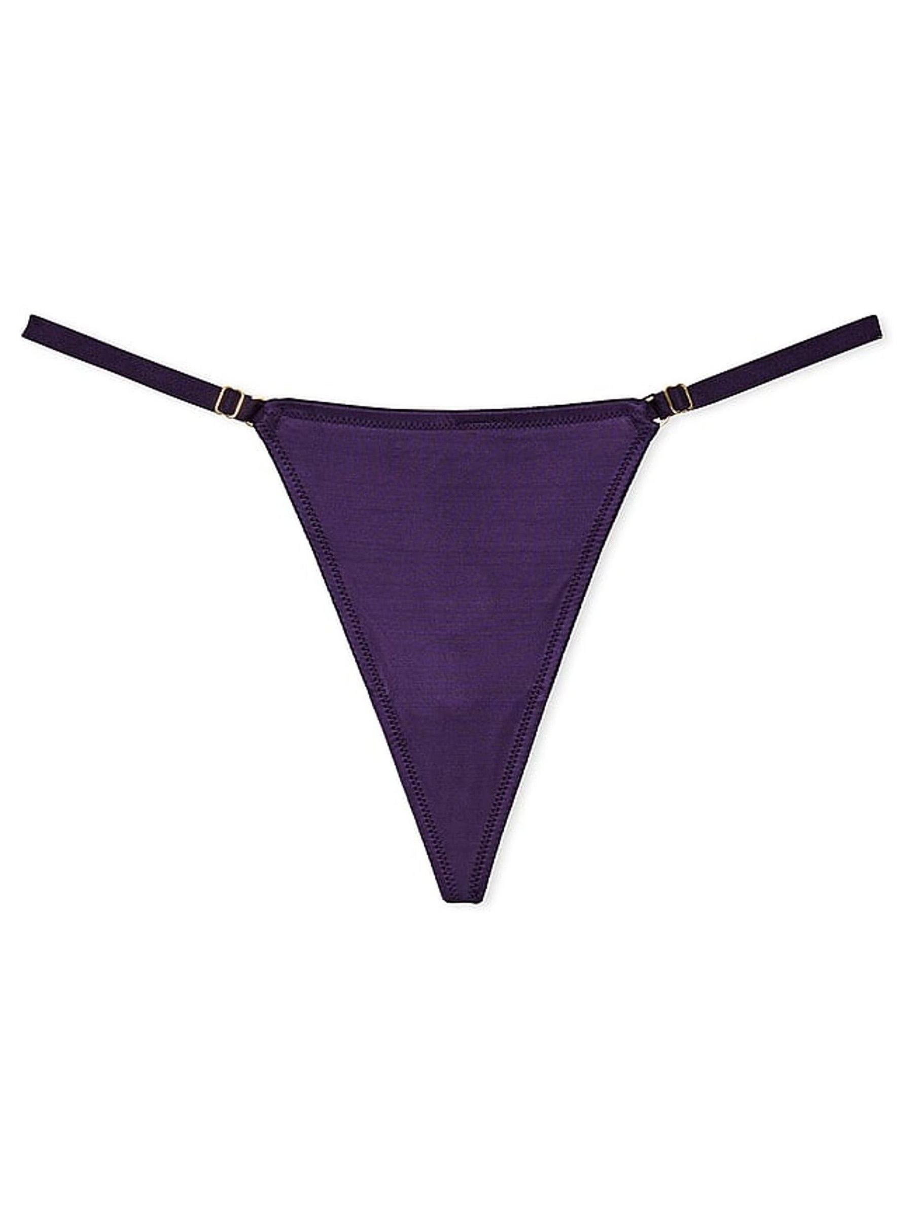 Stained Glass Purple Adjustable G-String Knickers - Image 3 of 3