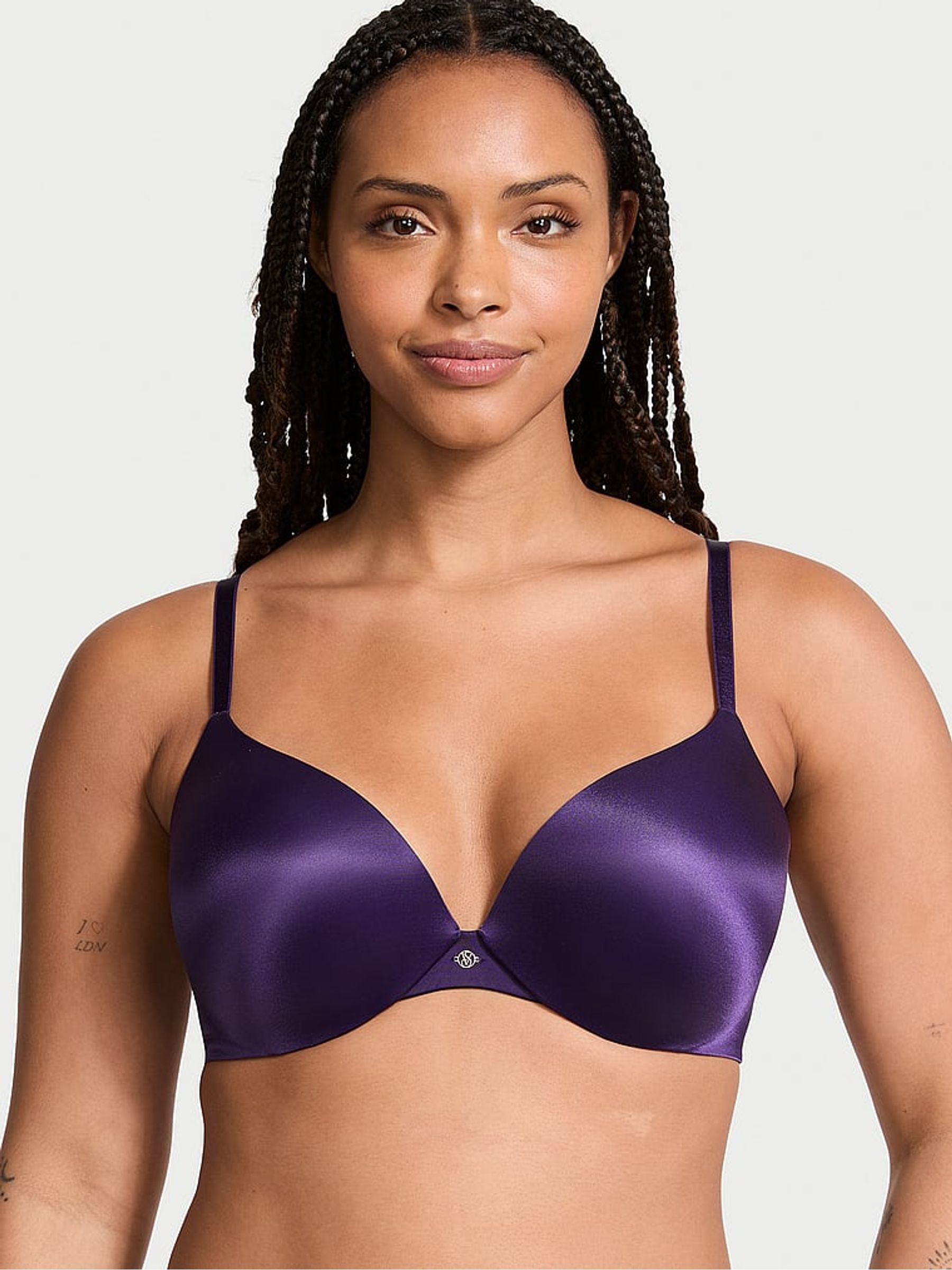 Stained Glass Purple Obsessed Push Up Bra - Image 1 of 3