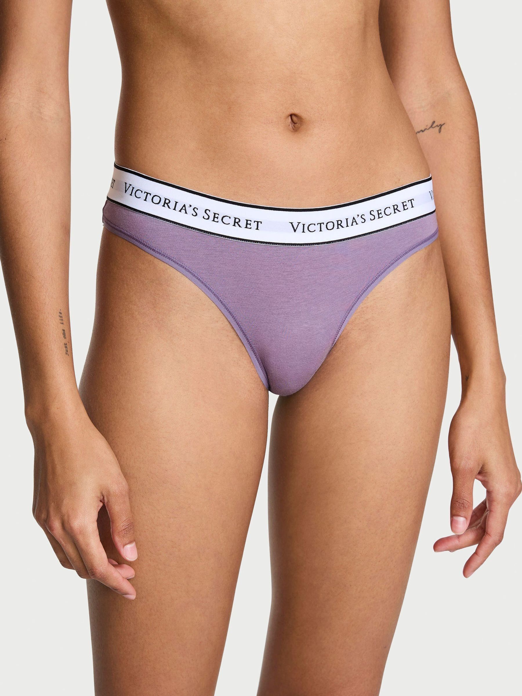 Frozen Plum Purple Thong Knickers - Image 1 of 3