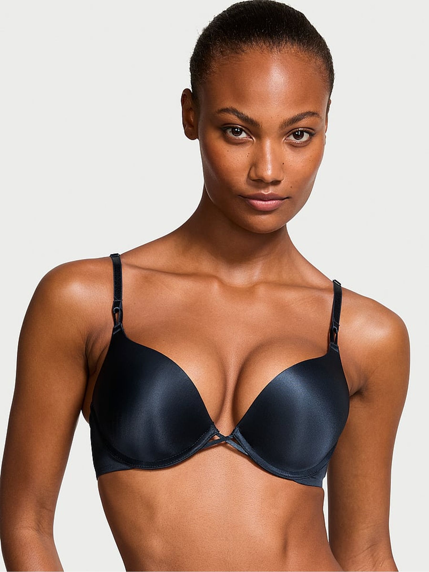 Dark Twilight Blue Bombshell Add 2 Cups Push Up Bra - Image 1 of 3