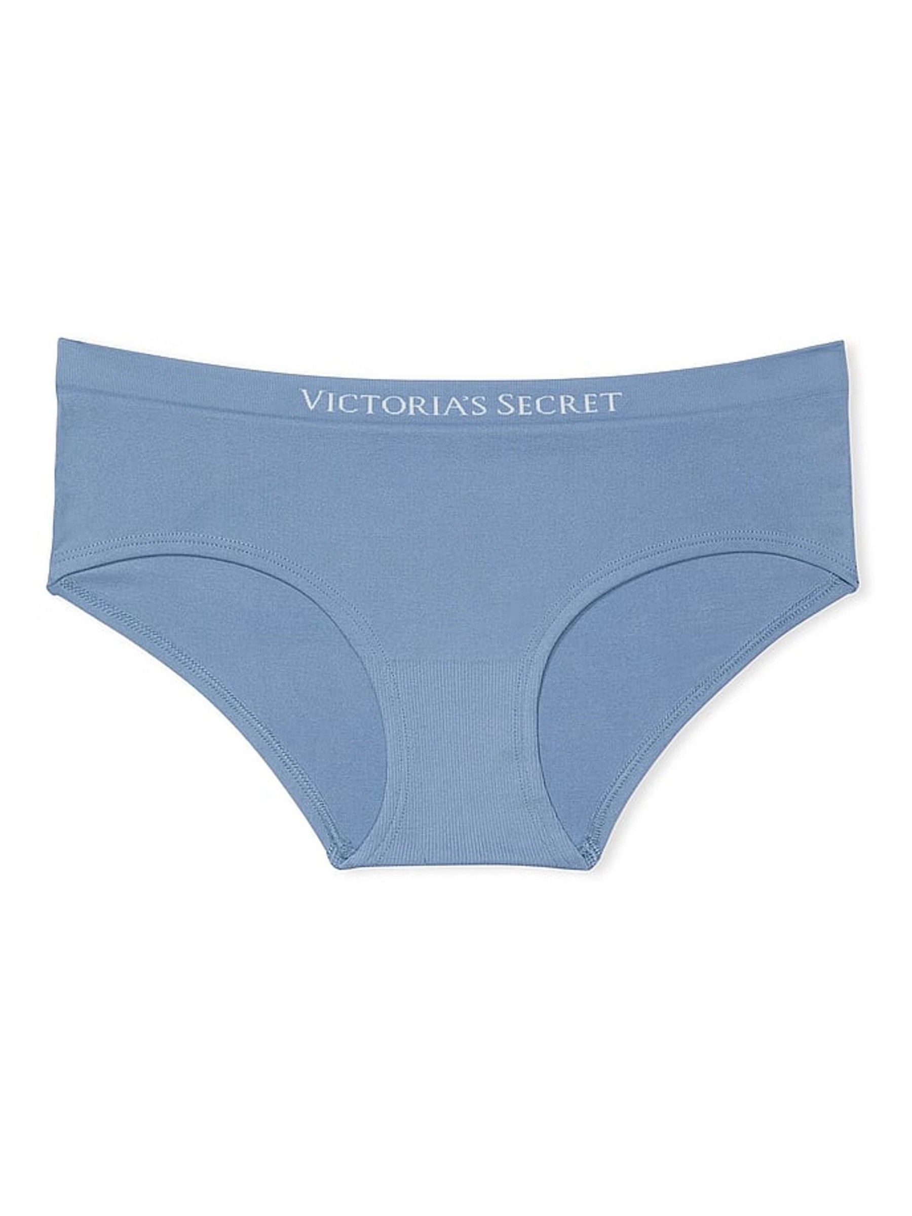 Faded Denim Blue Hipster Knickers - Image 3 of 3
