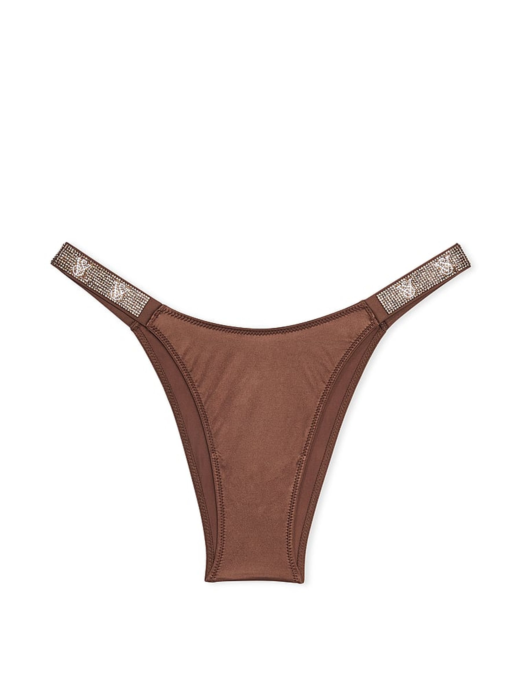 Mousse Nude Smooth Brazilian Shine Strap Knickers - Image 3 of 3