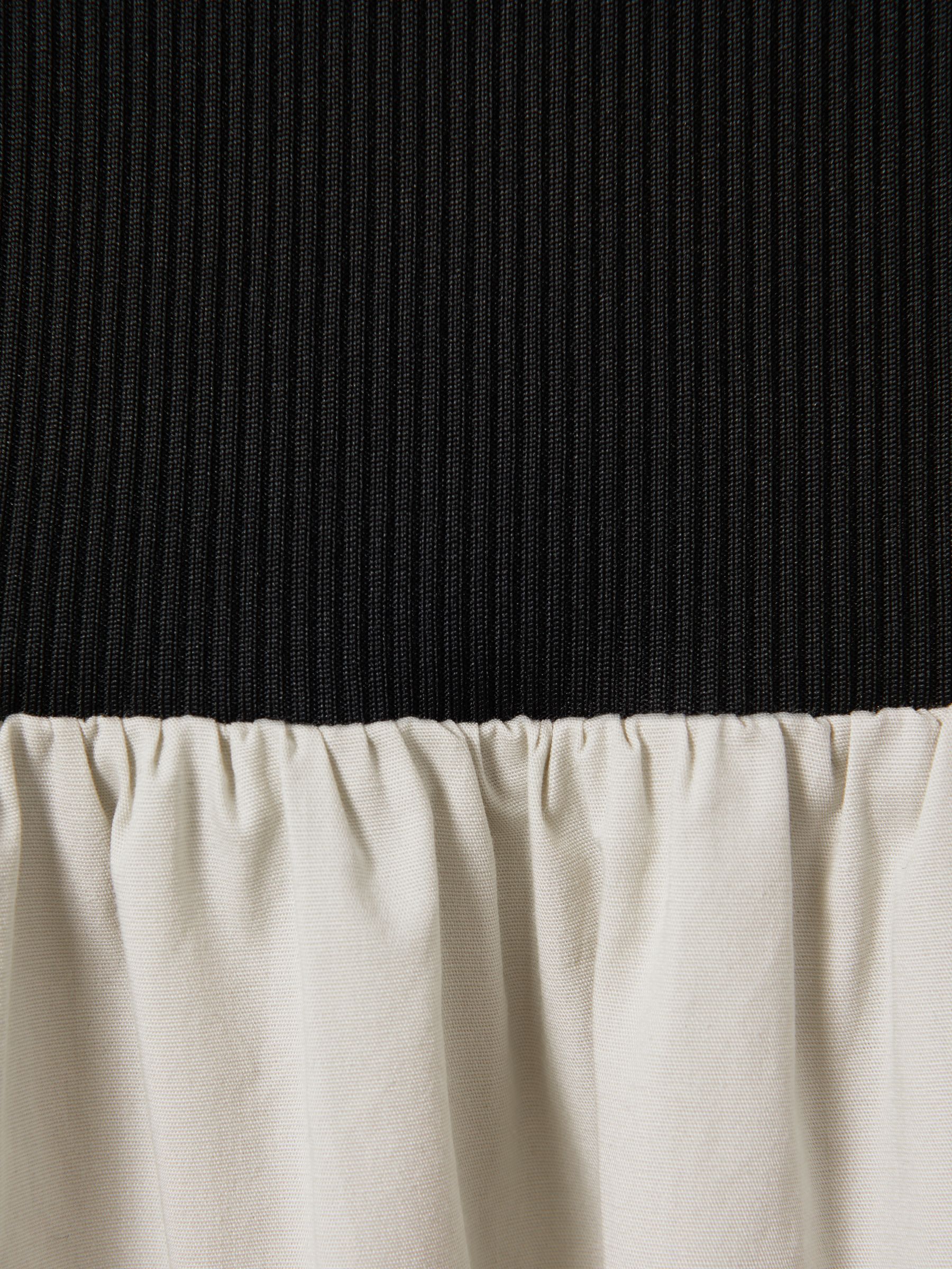 Anna Quan Drop Waist Maxi Dress in Black/Grey - Image 6 of 6