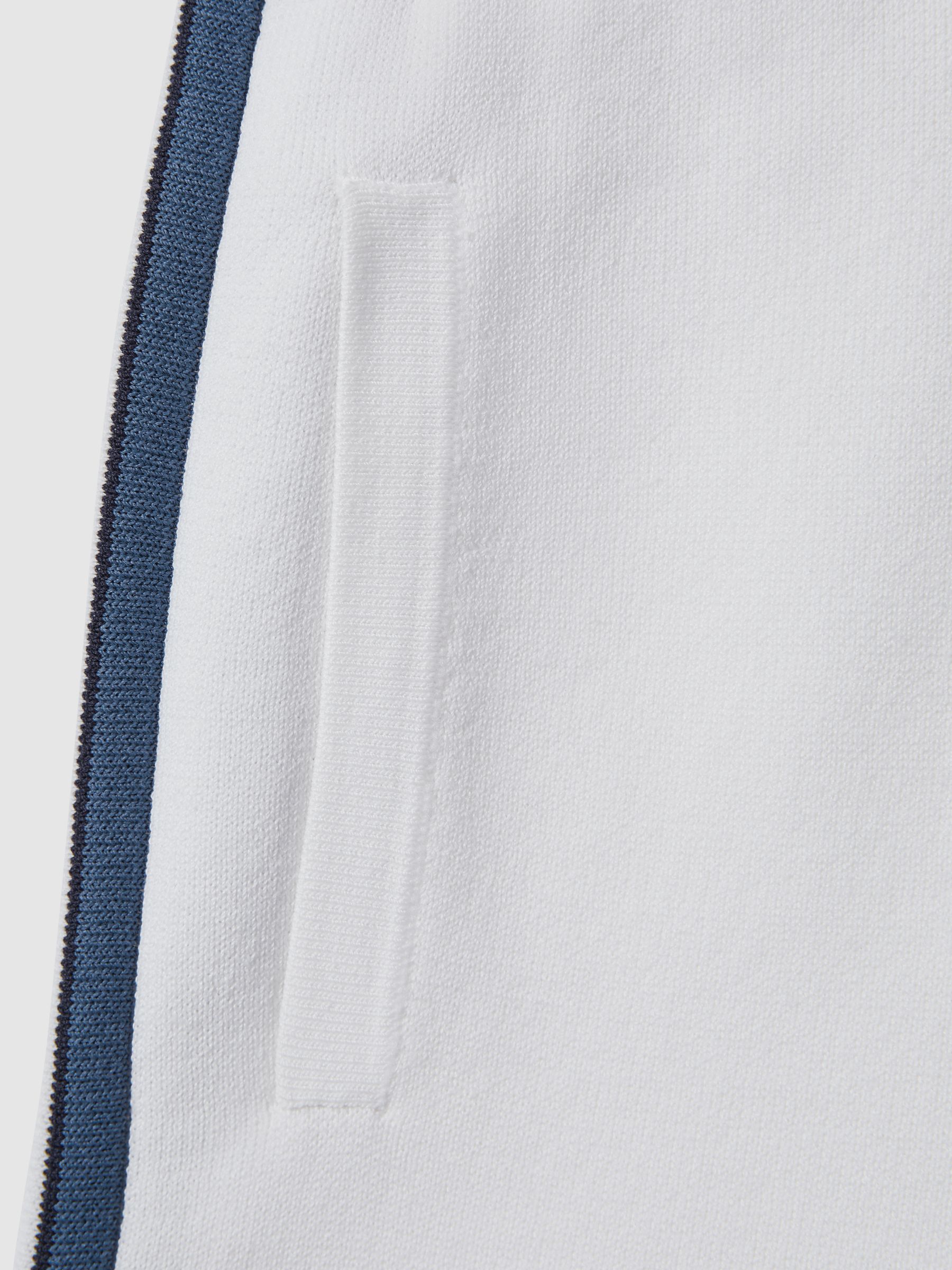 Teen Knitted Drawstring Shorts in White - Image 4 of 4