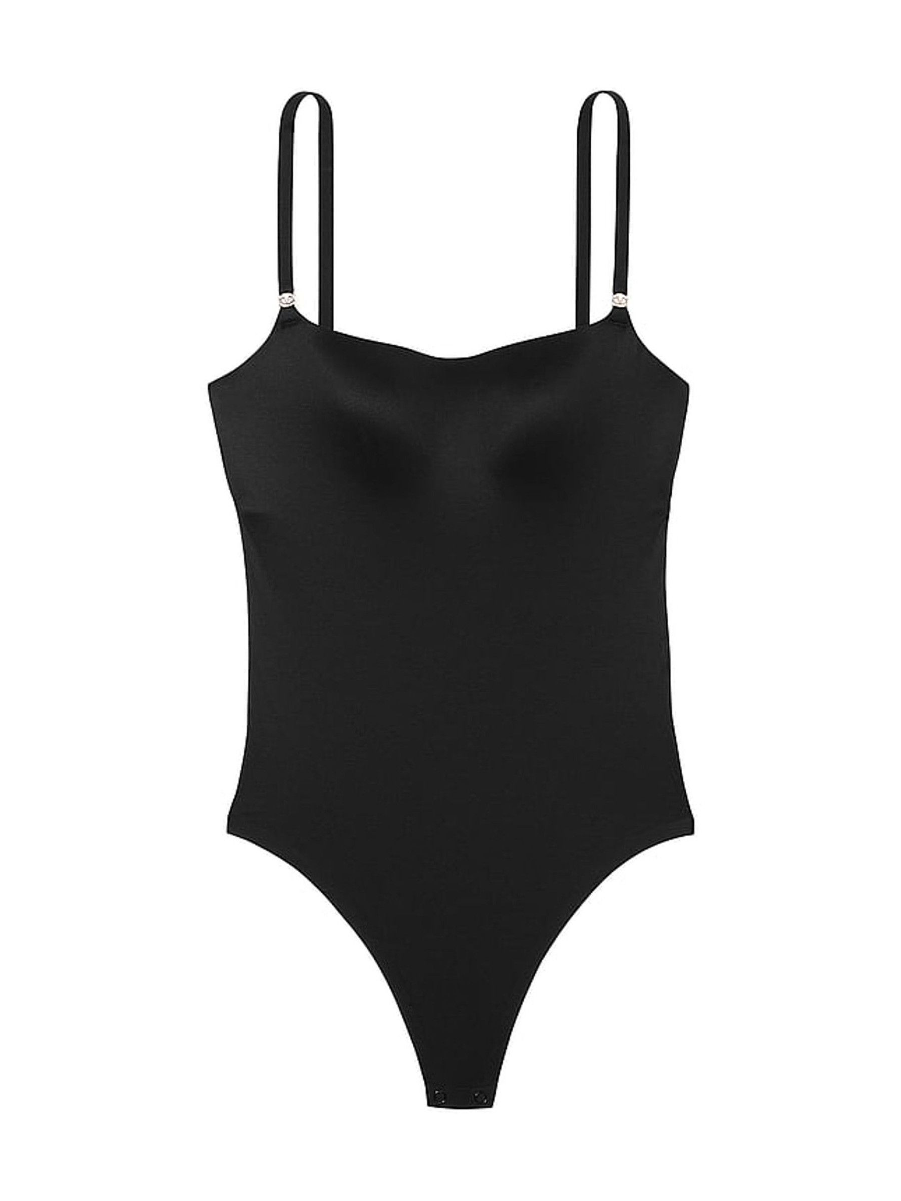 Black FeatherSoft™ BODYWEAR Lightly Lined Bodysuit - Image 3 of 3
