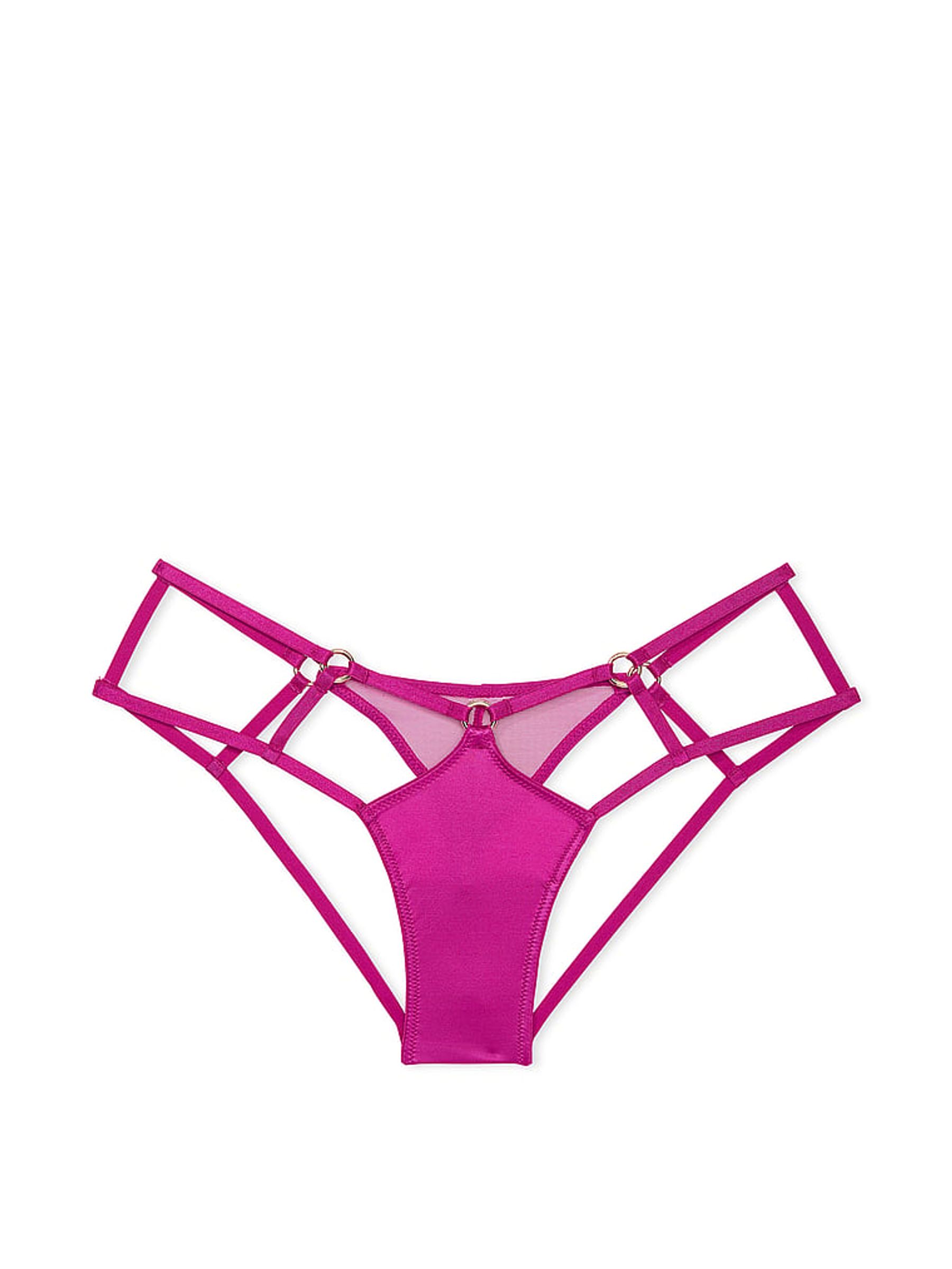 Outrageous Pink Strappy Cheeky Knickers - Image 3 of 3