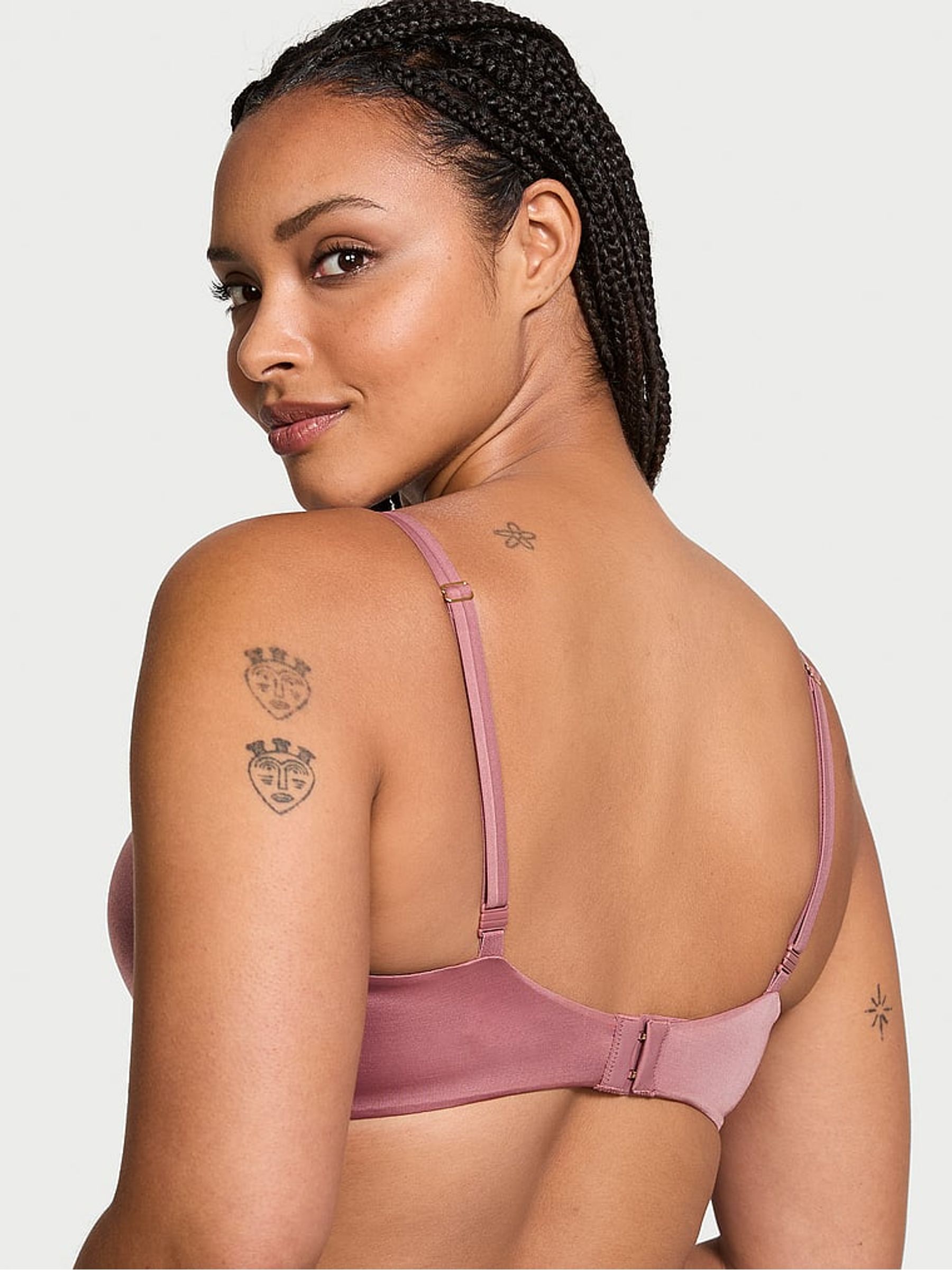 Vintage Rose Pink Push Up Bra - Image 2 of 3