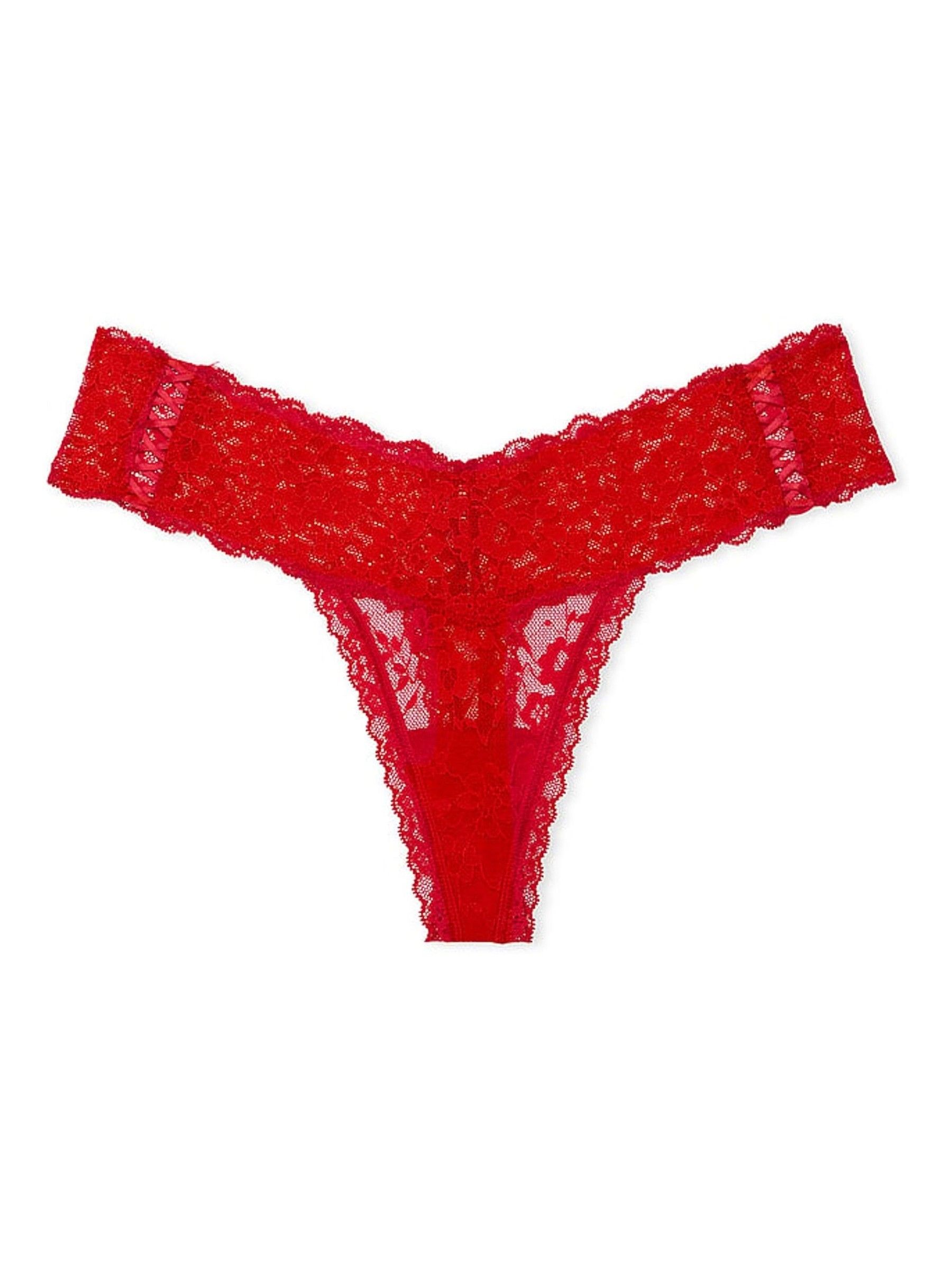 Lipstick Red Thong Knickers - Image 3 of 3