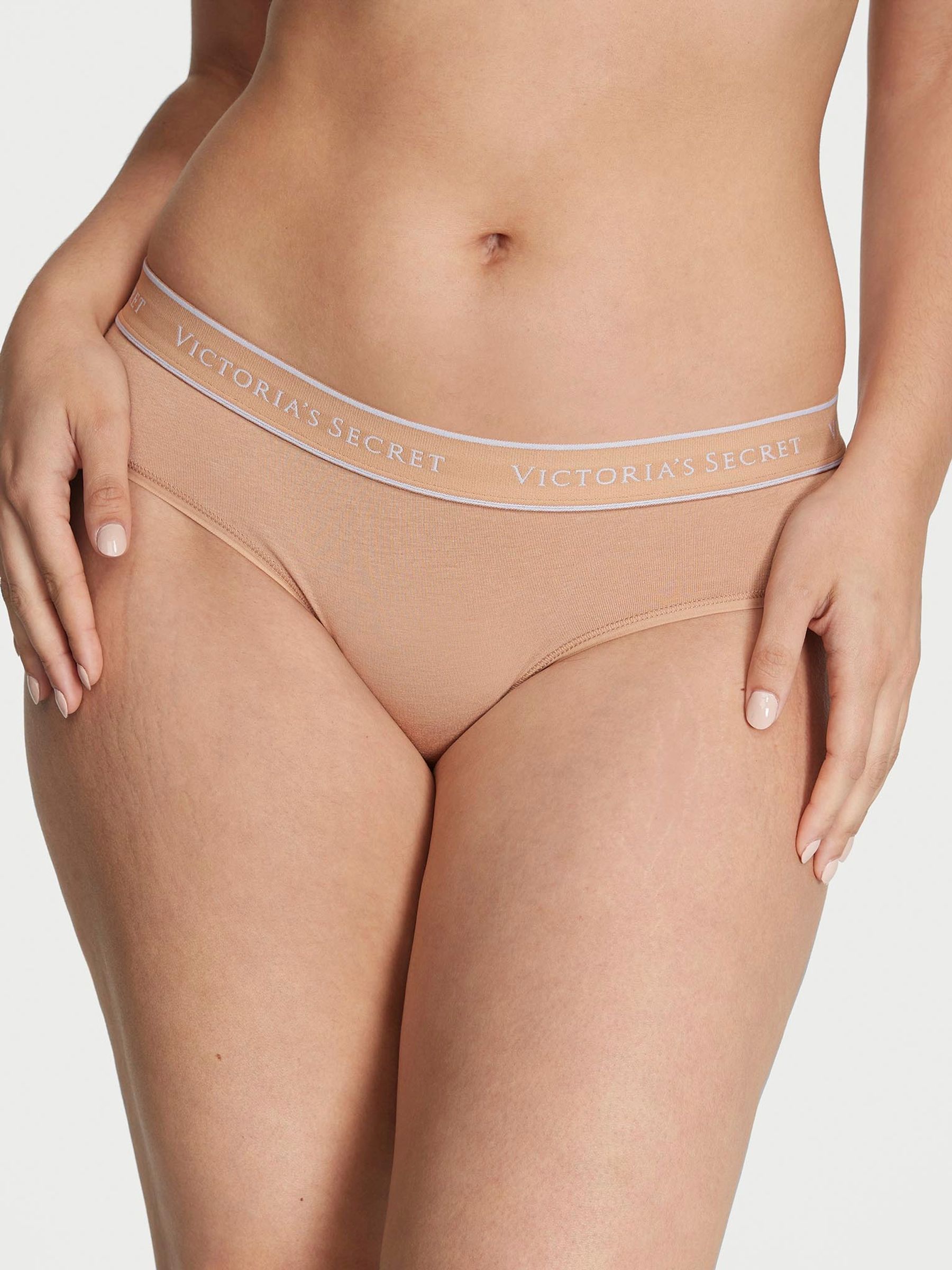 BlackWhiteGreyNude Hipster Logo 4 Pack Knickers - Image 2 of 3