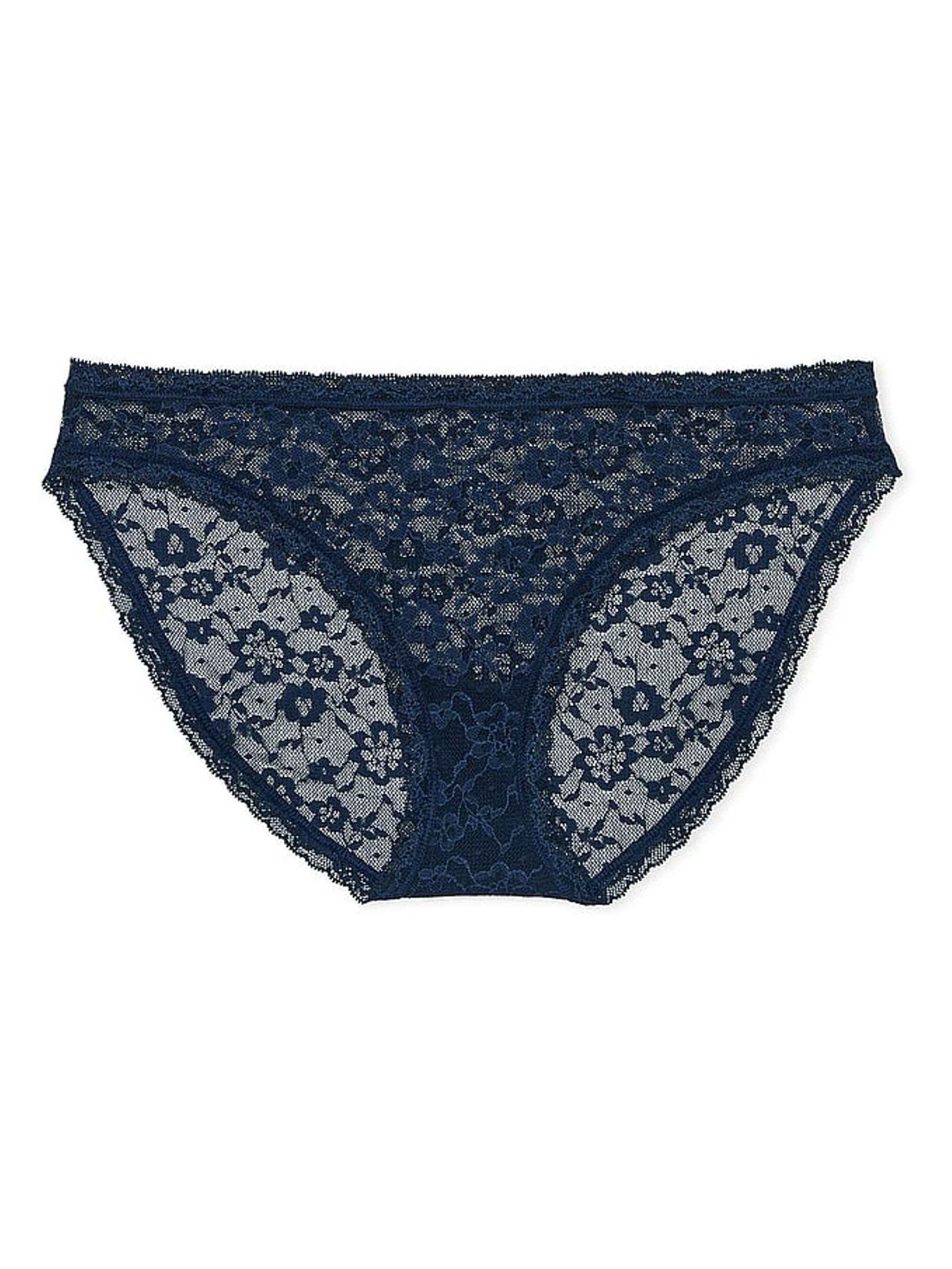 Noir Navy Blue Bikini Knickers - Image 4 of 4