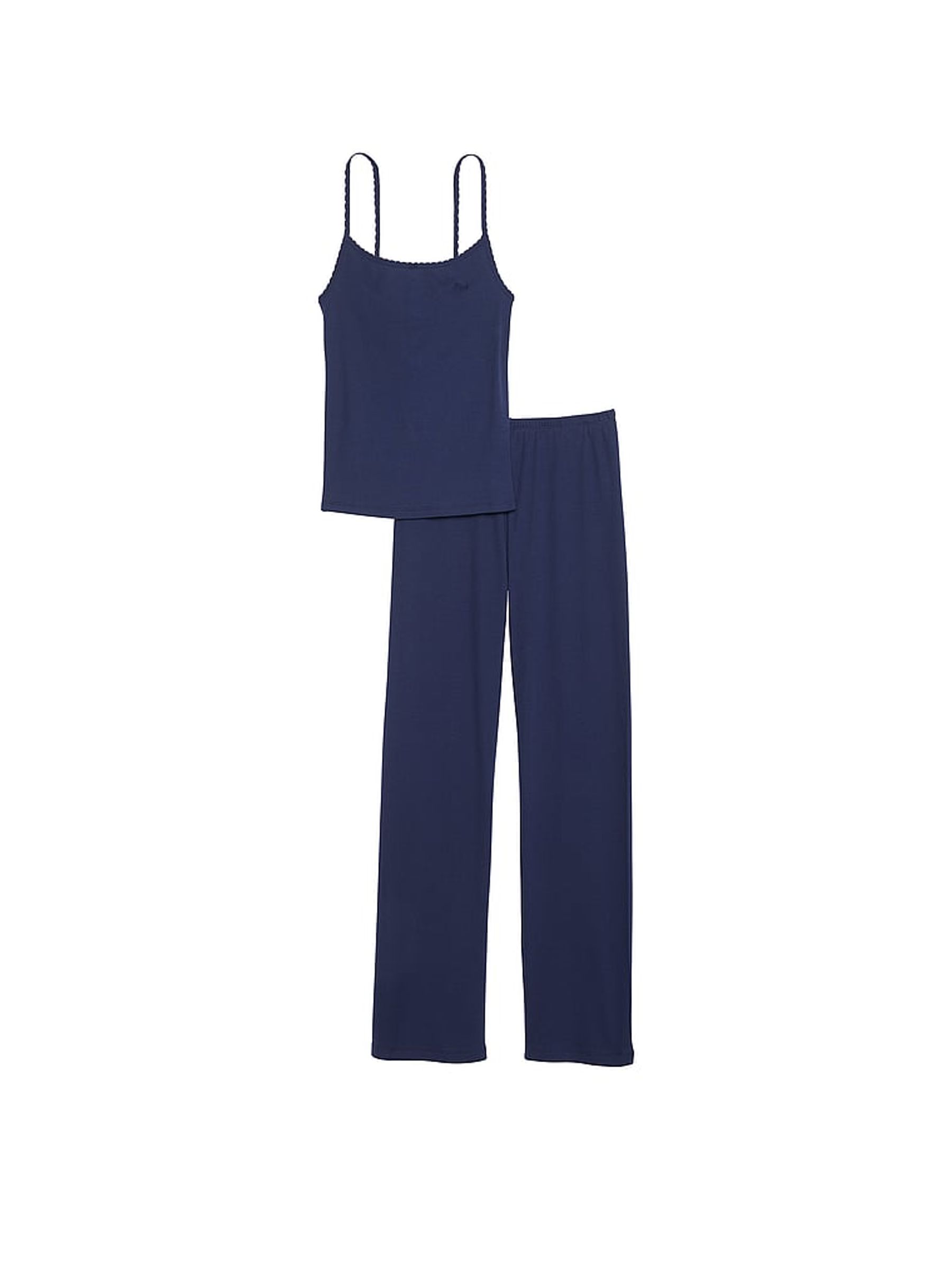 Blue Midnight Navy Cami Long Pyjama Set - Image 3 of 3