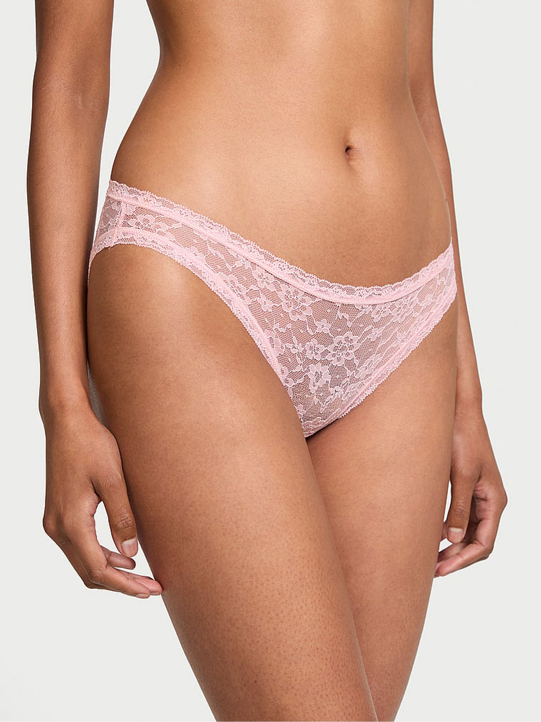 Pretty Blossom Pink Bikini Knickers - Image 1 of 3