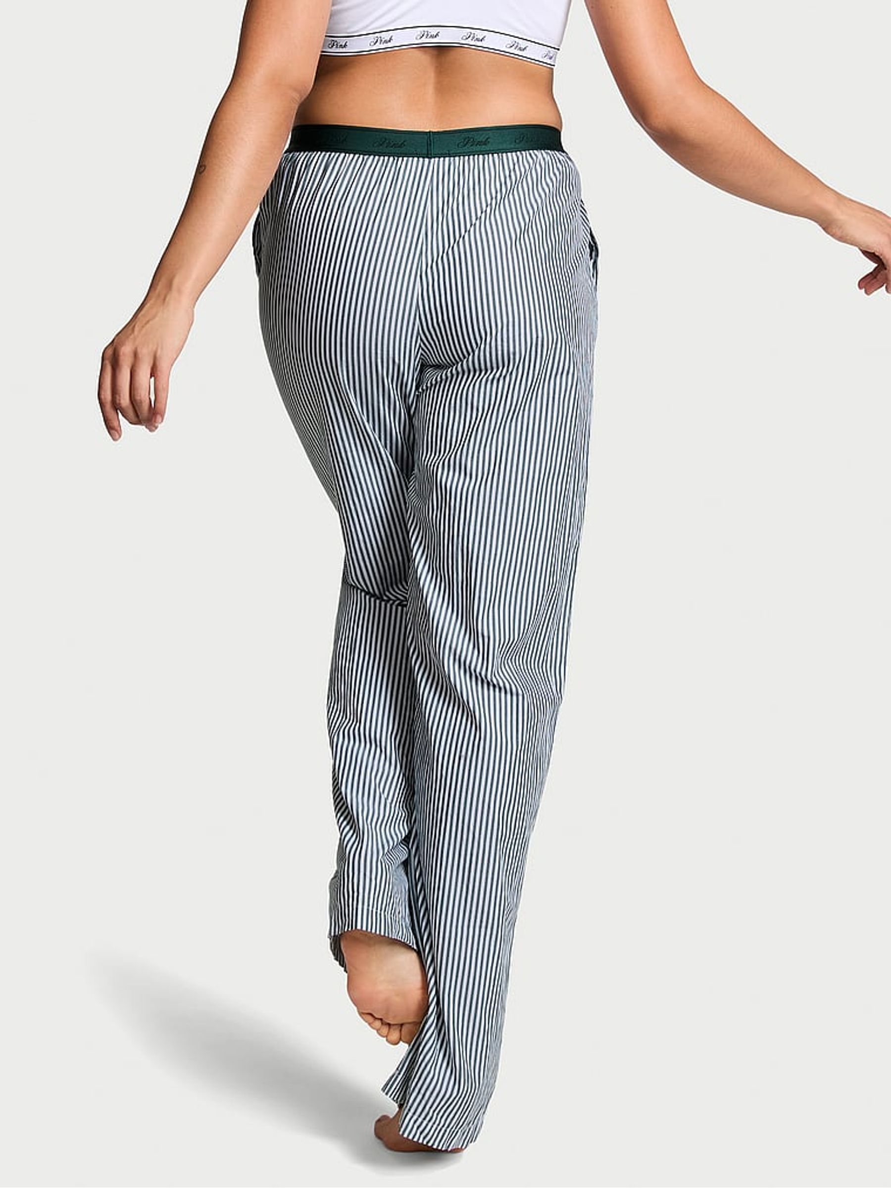 Green Forest Stripe Trouser Pyjama Bottoms - Image 2 of 3