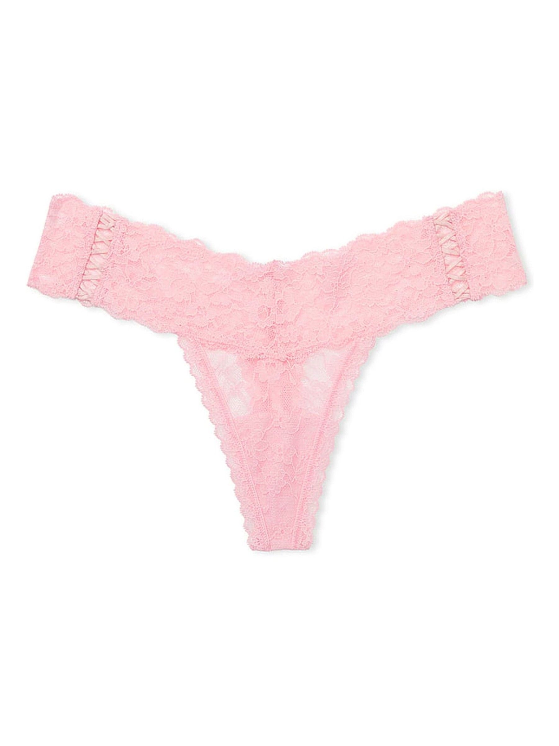 Pretty Blossom Pink Thong Knickers - Image 3 of 3