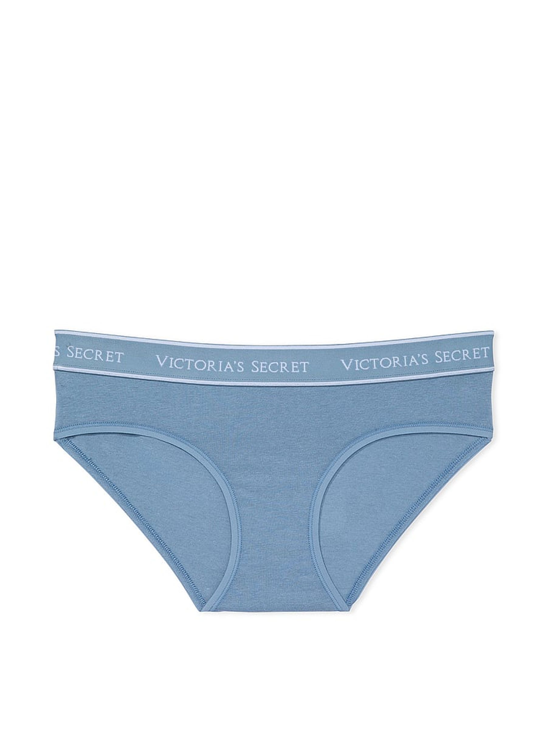 Faded Denim Blue Hipster Knickers - Image 3 of 3