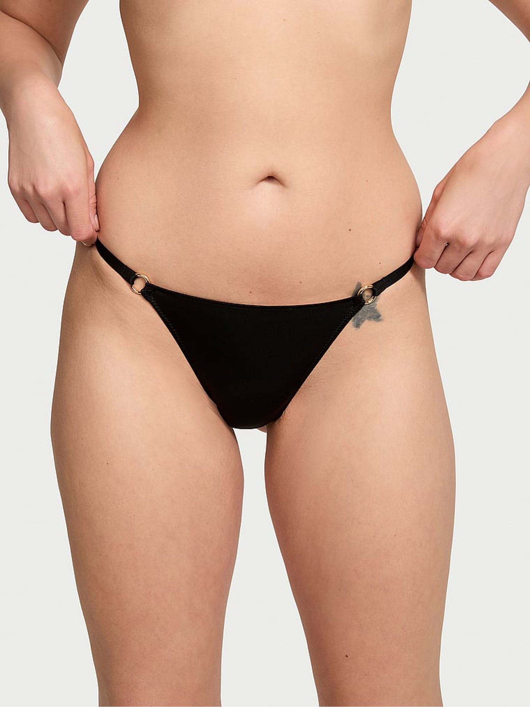 Black G-String Knickers - Image 1 of 3