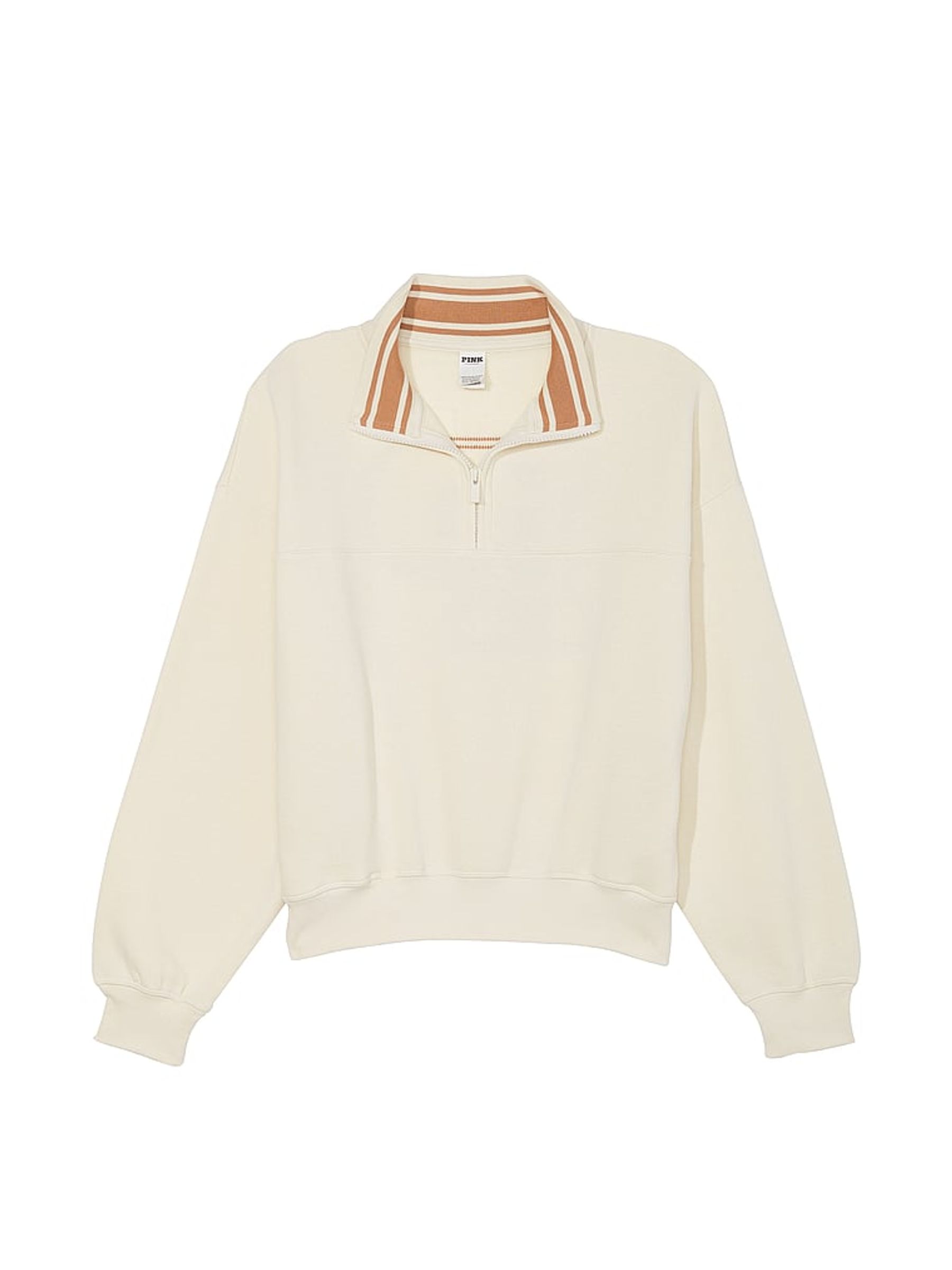 White Shell Fleece Sweatshirt - Image 3 of 3