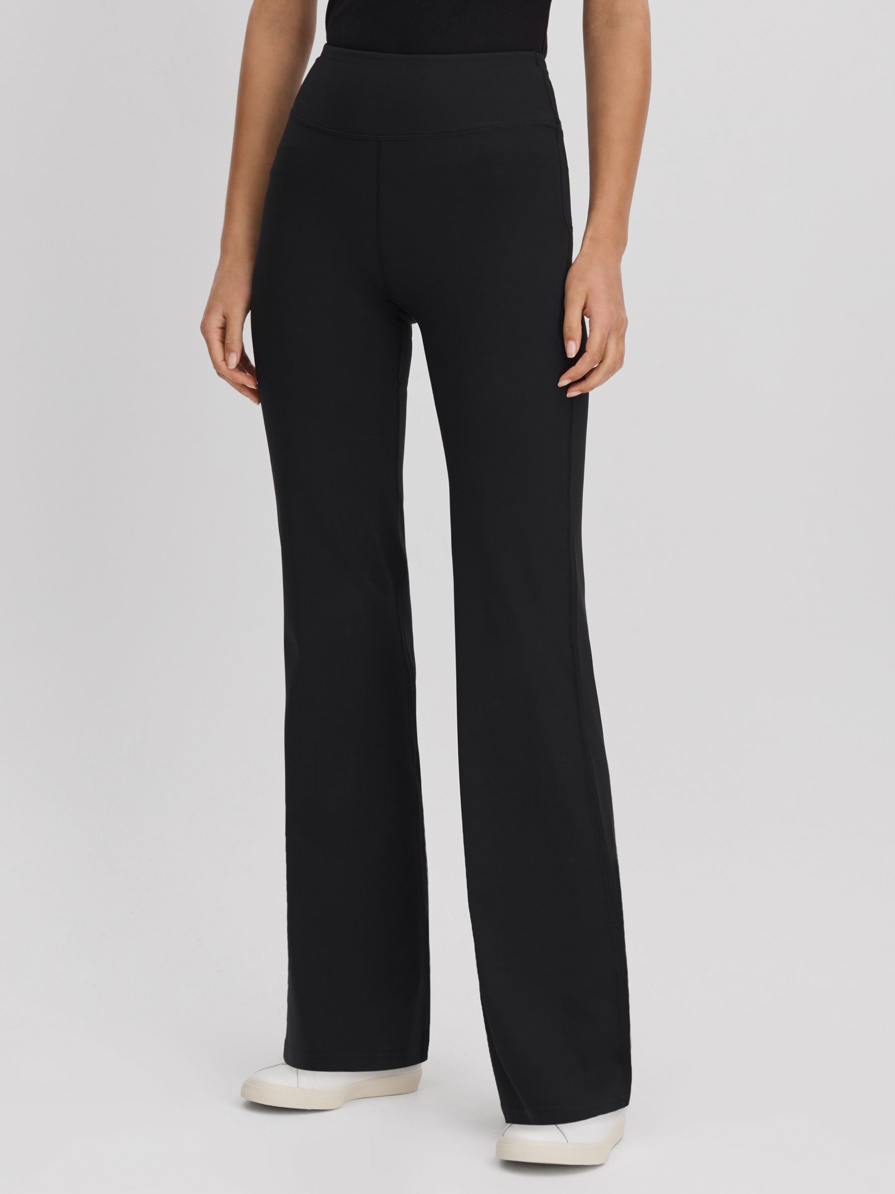7 Days Active High Rise Bootcut Leggings in Black - Image 1 of 5