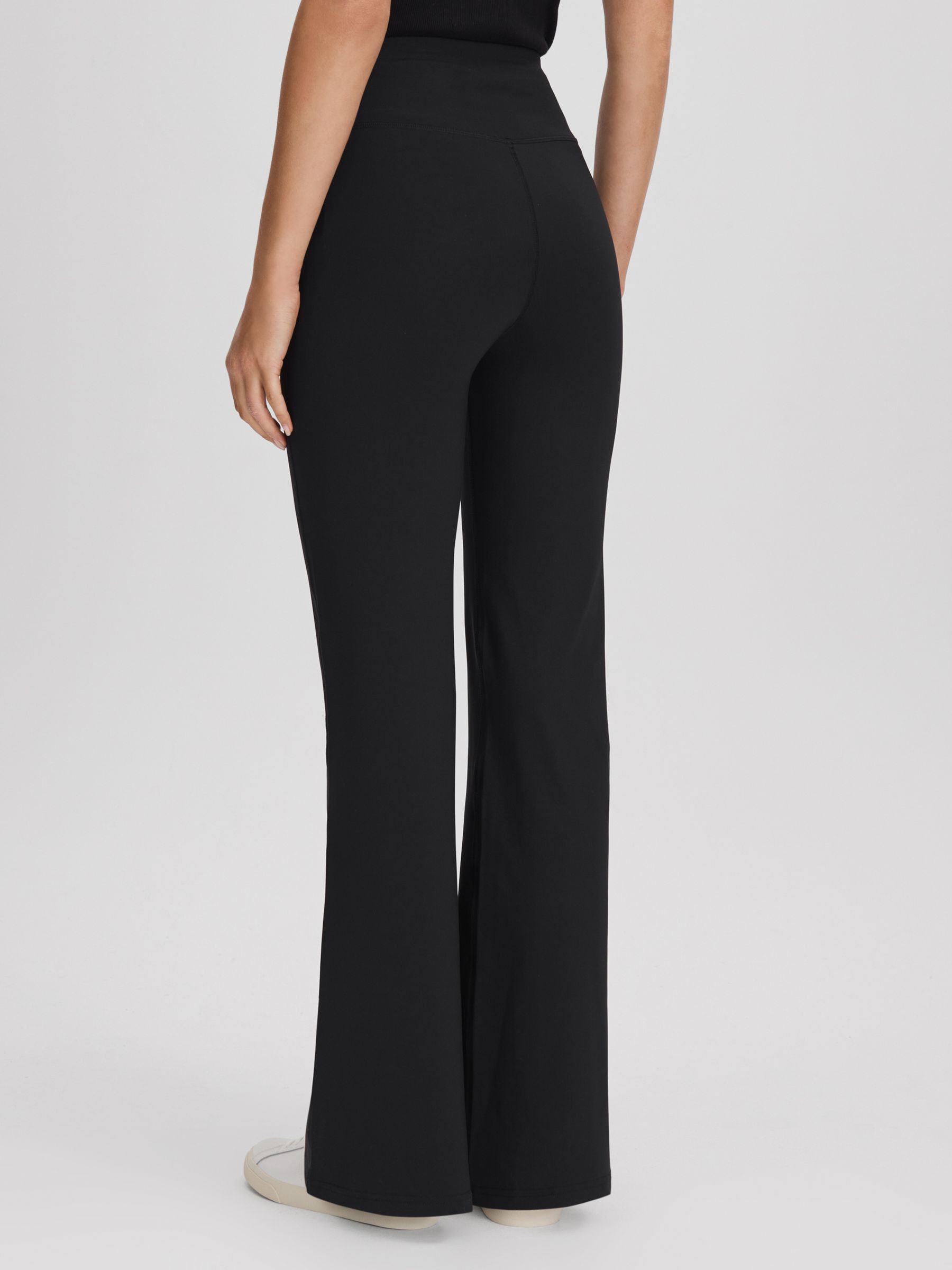 7 Days Active High Rise Bootcut Leggings in Black - Image 4 of 5