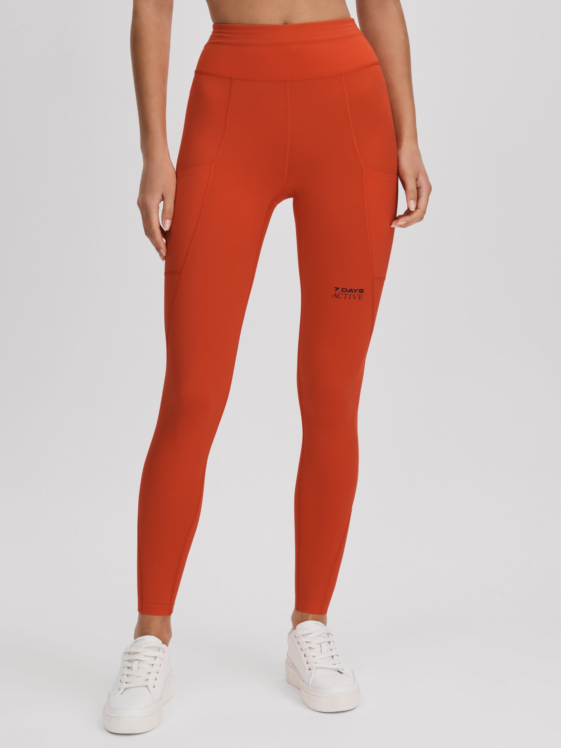 Leggings taille haute 7 Days Active rouge tomate - Image 1 de 6