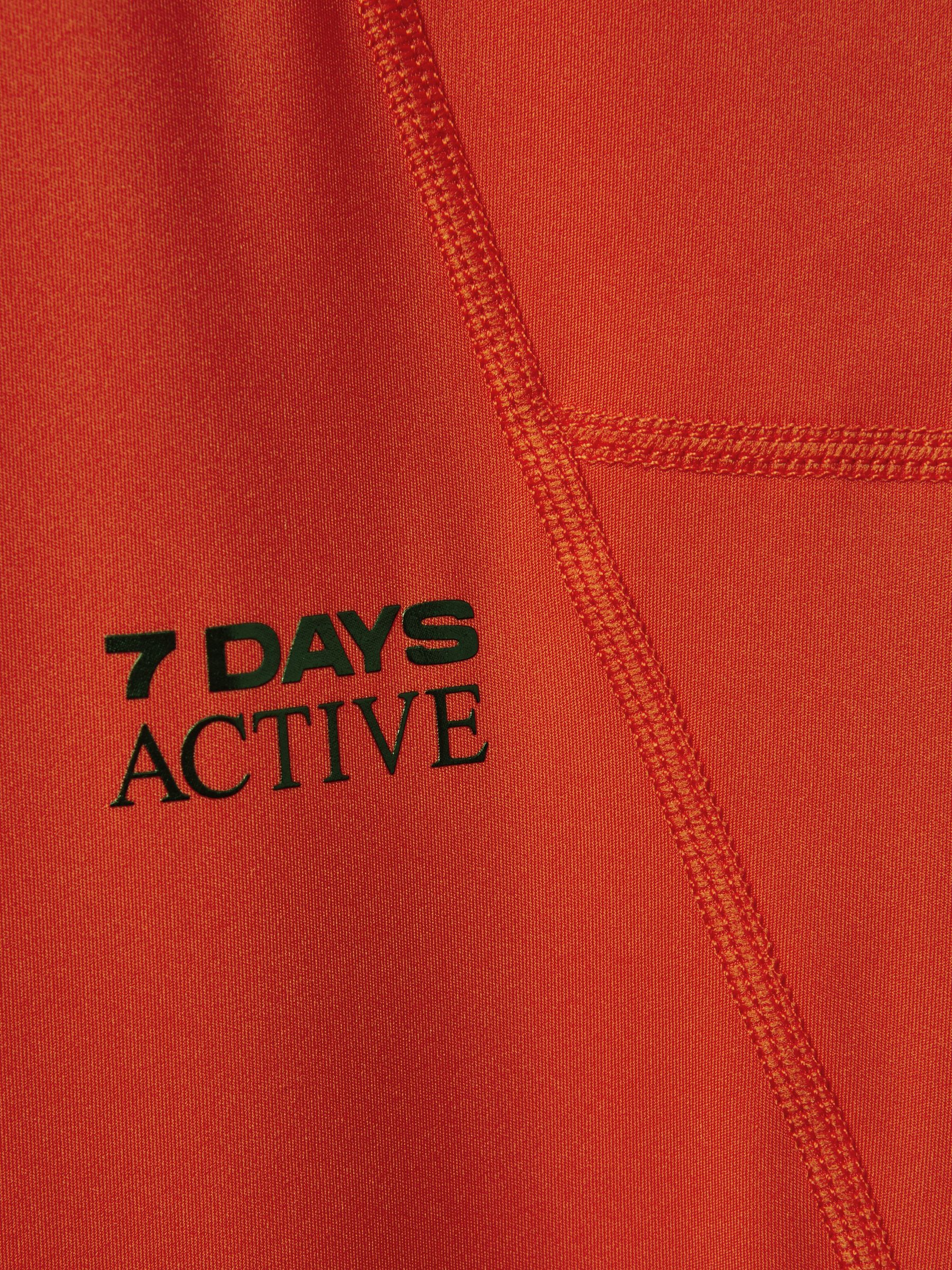 Leggings taille haute 7 Days Active rouge tomate - Image 6 de 6