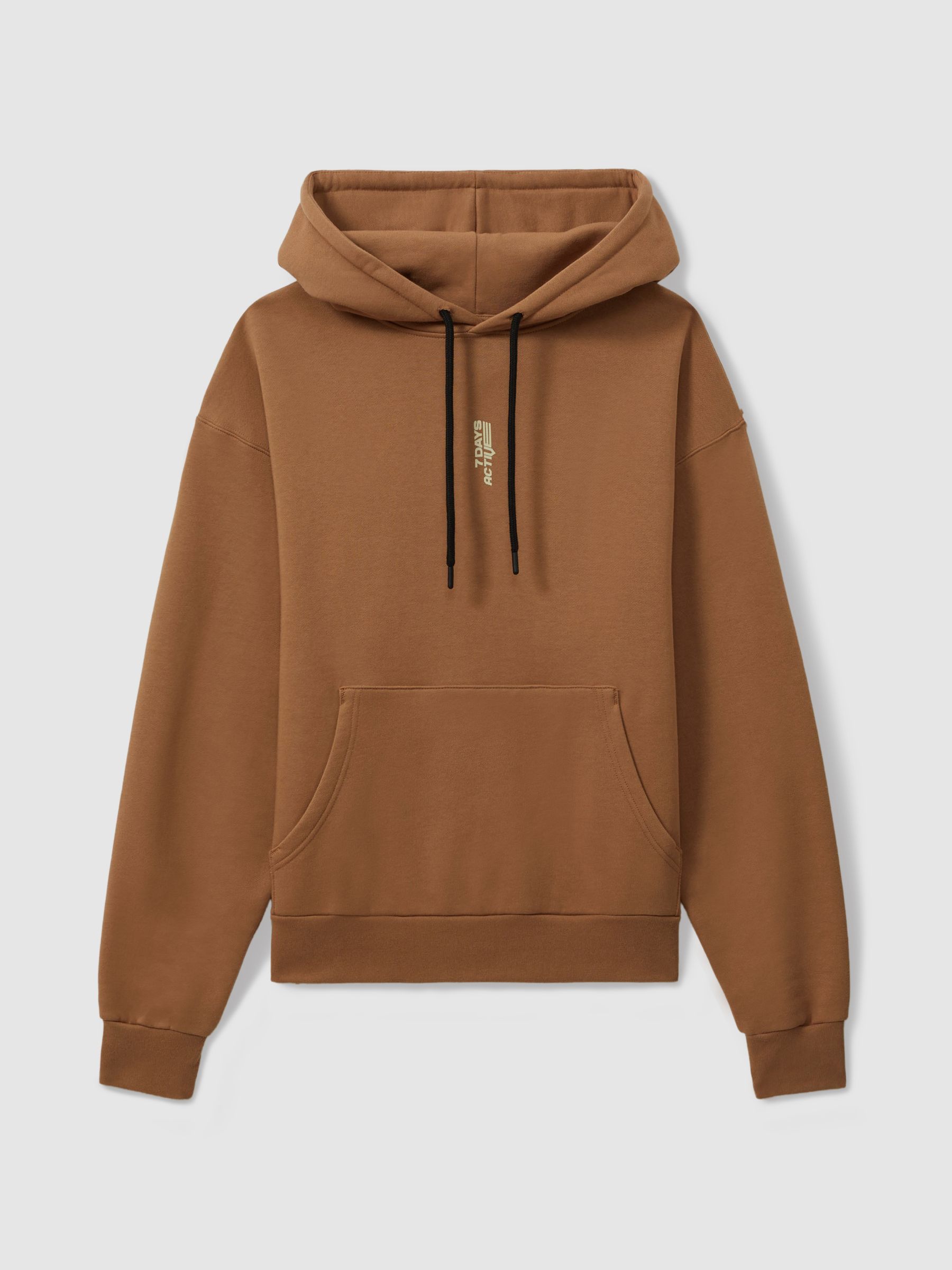 7 Days Active Cotton Hoodie in Cinnamon - Image 1 of 5