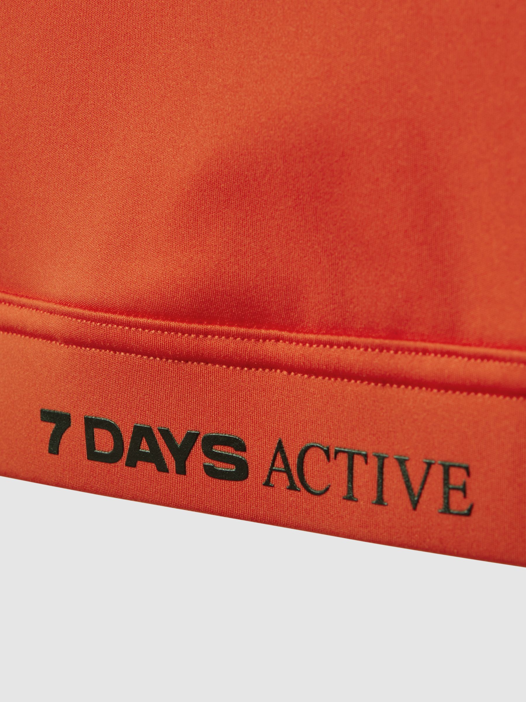 7 Days Active Racerback Sports Bra in Tomato Red - Image 5 of 5