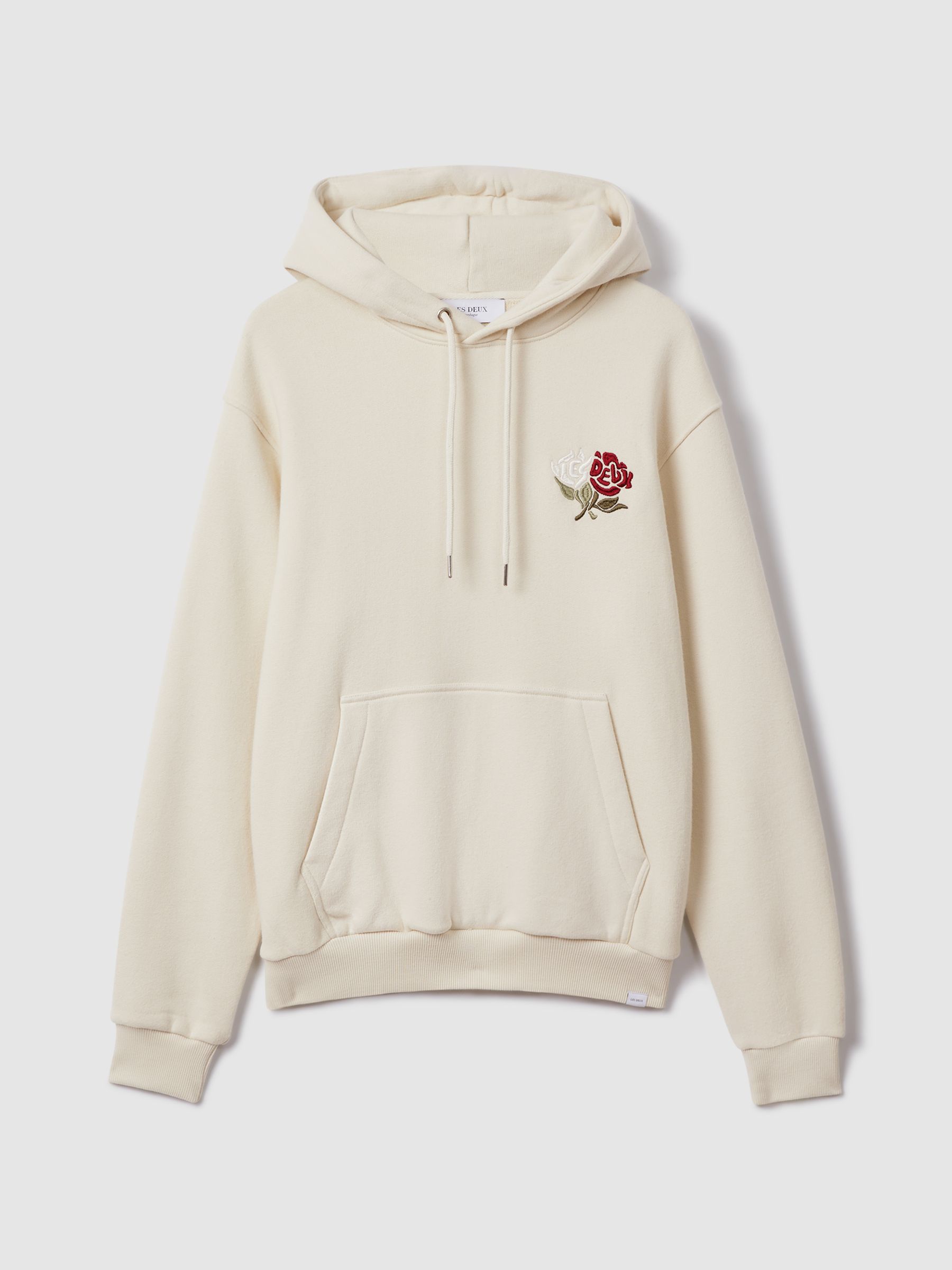 Les Deux Cotton Hoodie in Ivory - Image 2 of 6