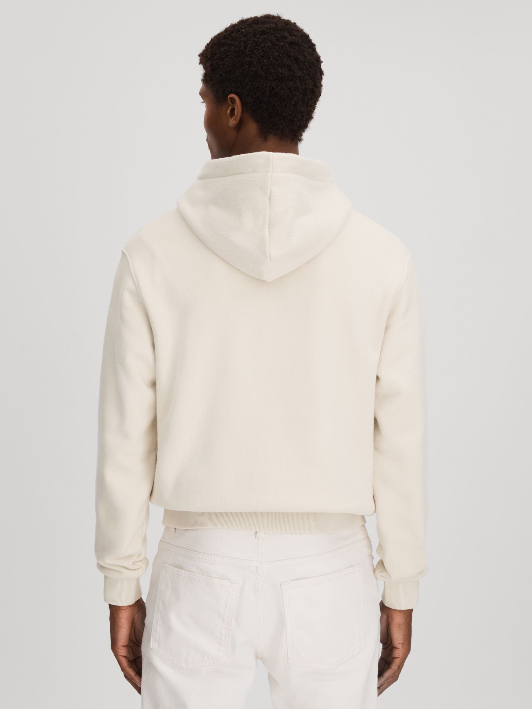 Les Deux Cotton Hoodie in Ivory - Image 5 of 6