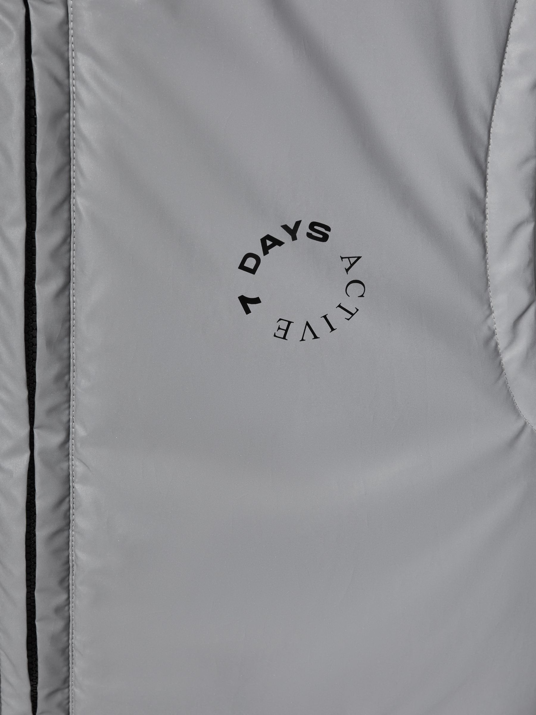 7 Days Active Reflective Padded Vest in Reflective - Image 5 of 5