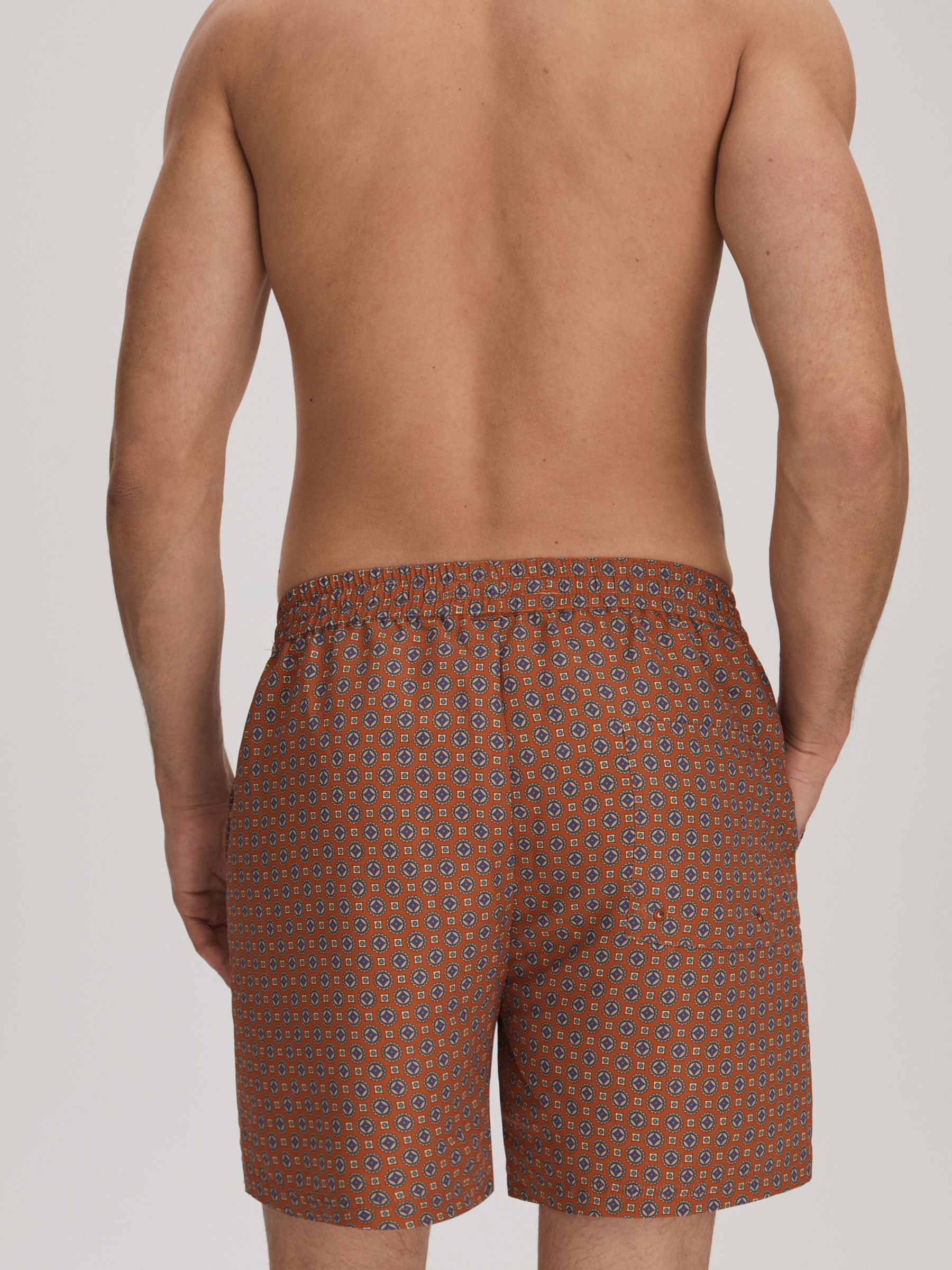Les Deux Drawstring Swim Shorts in Terracotta - Image 5 of 6